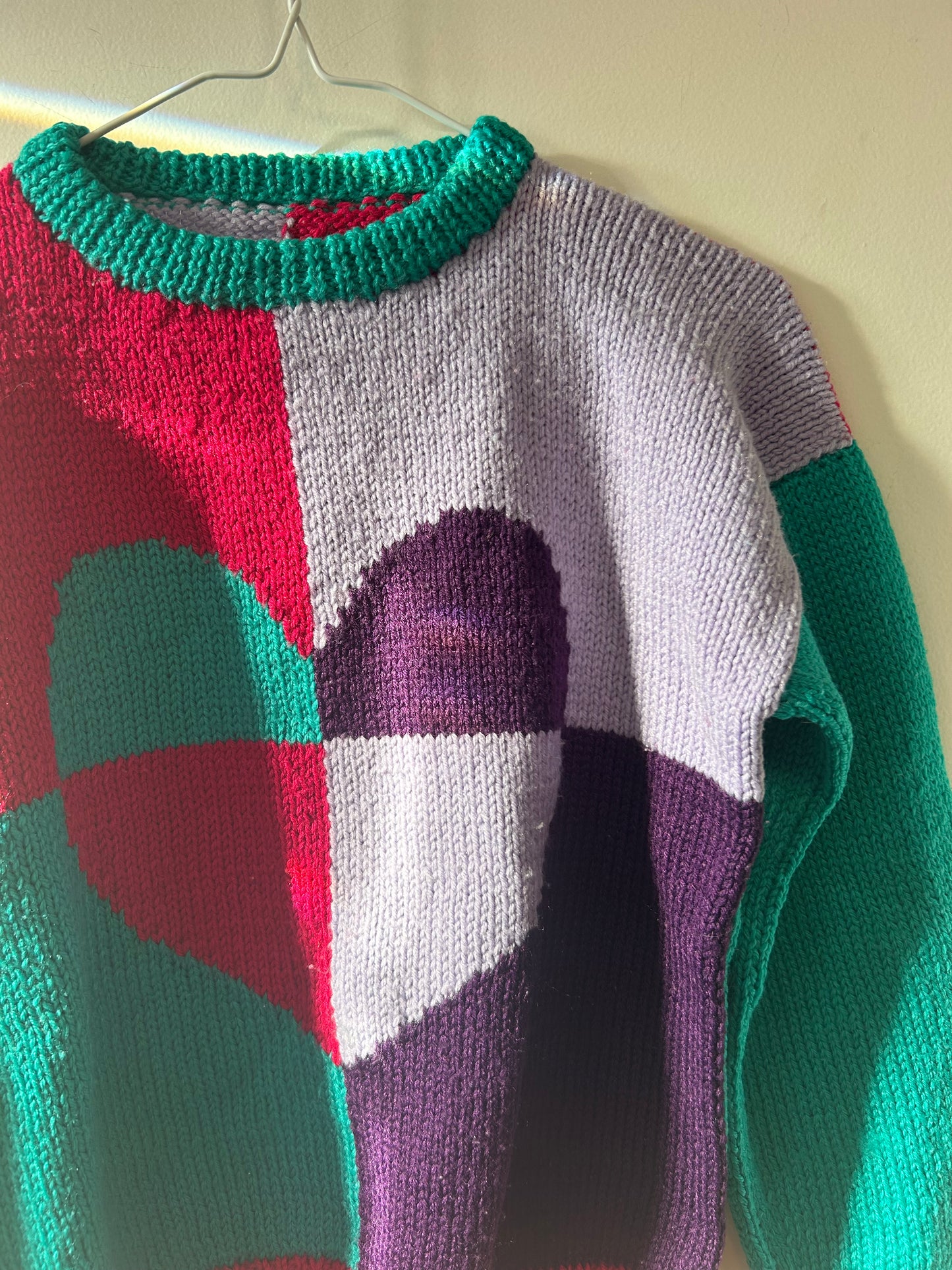 Hand knit heart Sweater | 10 Years