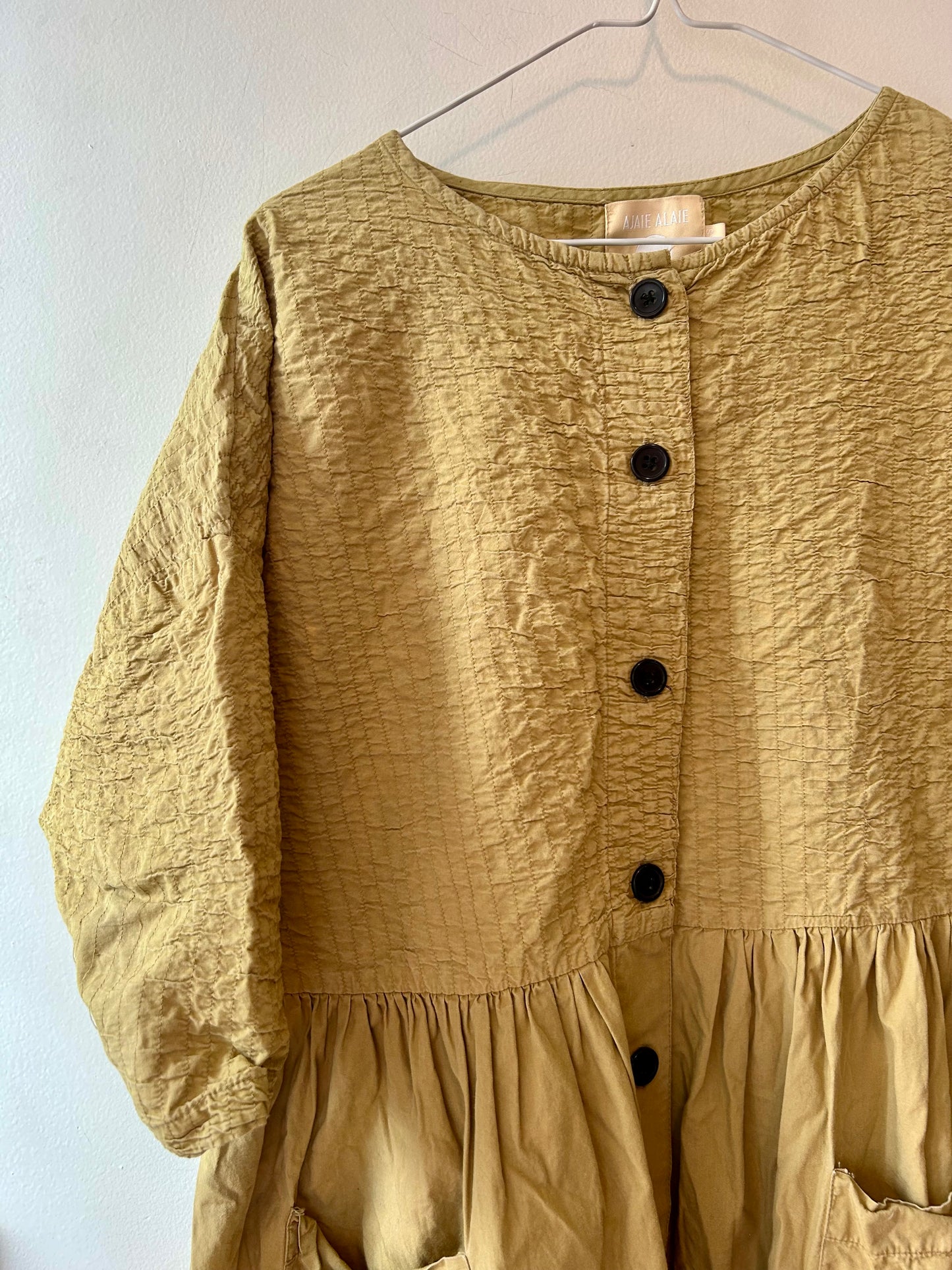 Ajaie Alaie Beige Dress | Women X-Small