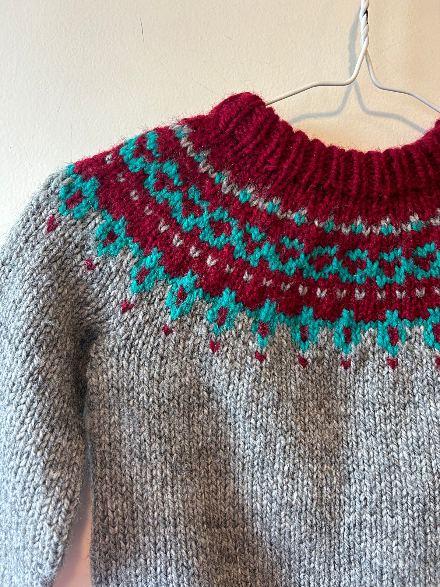 Handknit Lopi Sweater | 4 Years