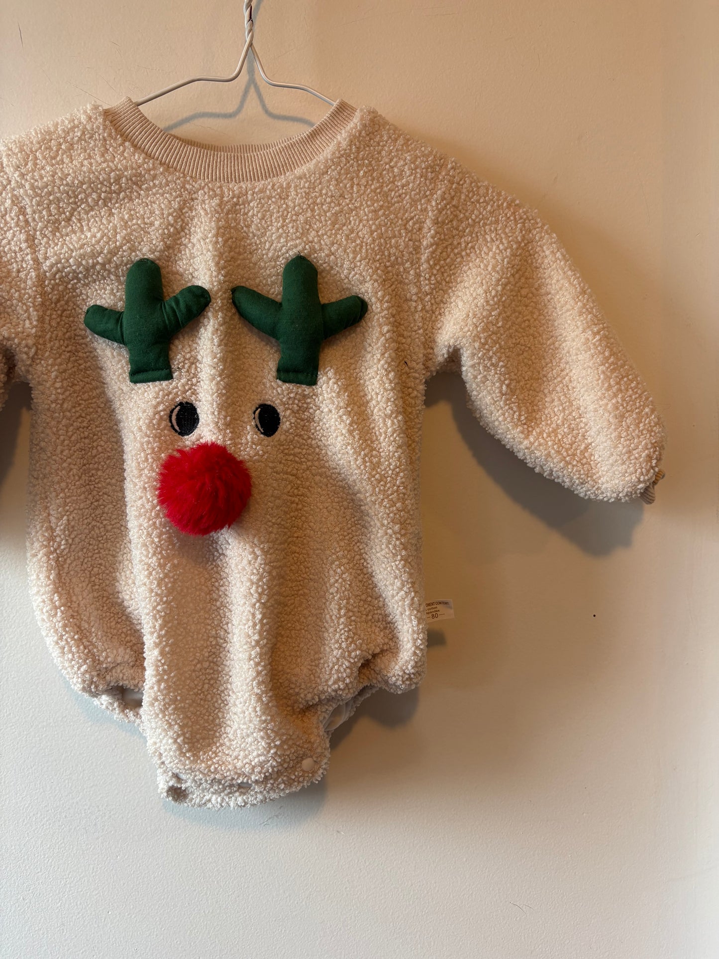 Rudolph Onesie | 6 mnths