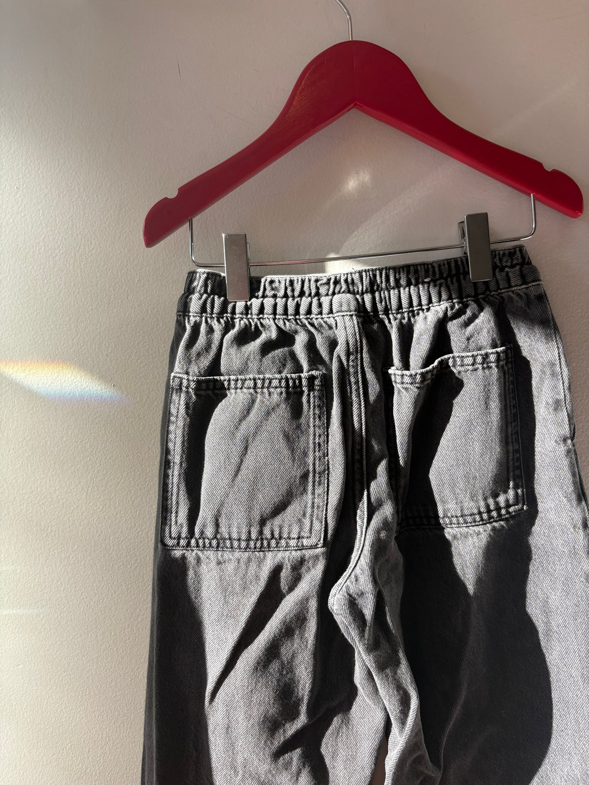 Zara Black Wide Leg Jeans | 8 Years
