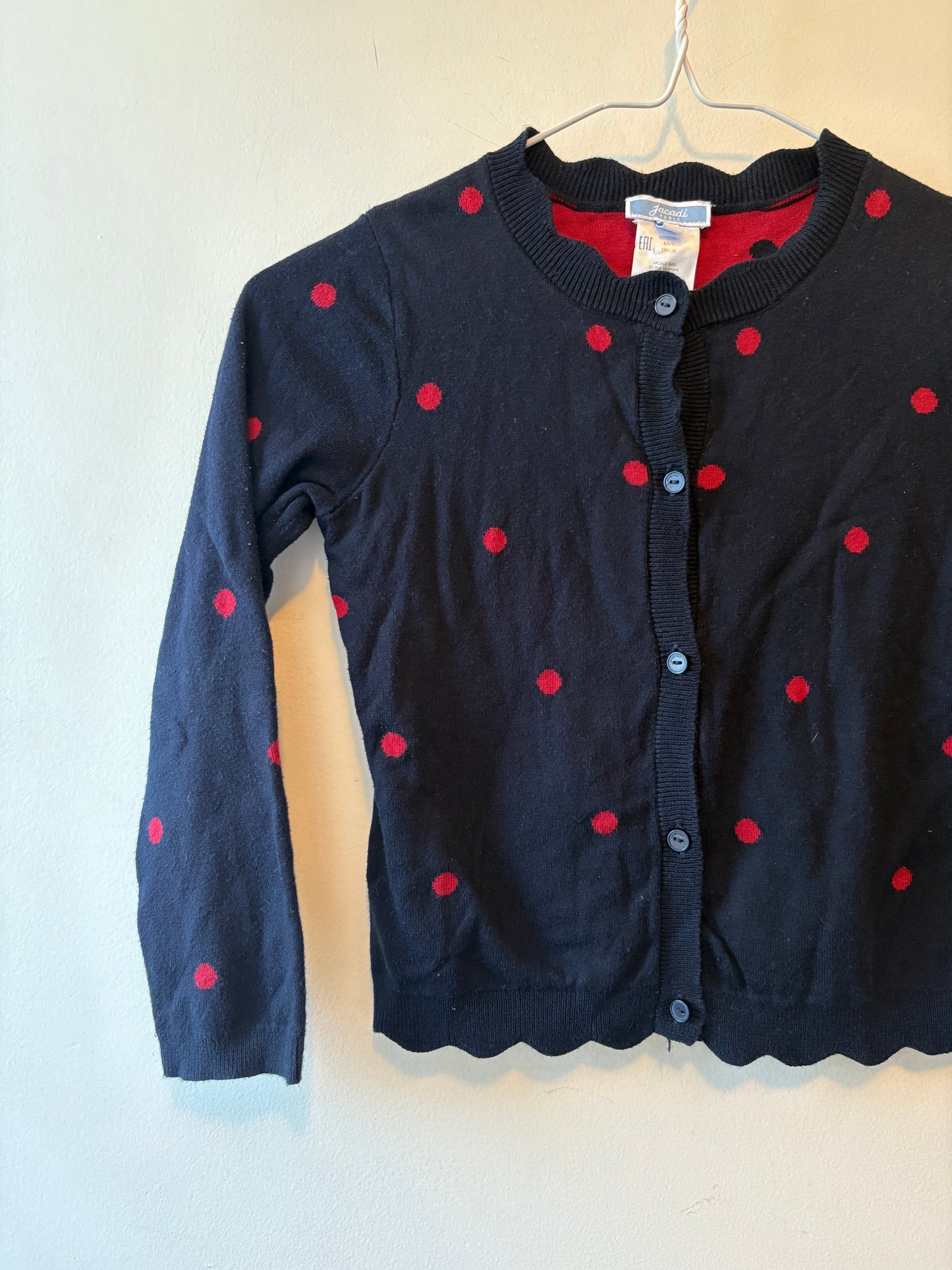 Jacadi Navy Cardigan | 6 Years