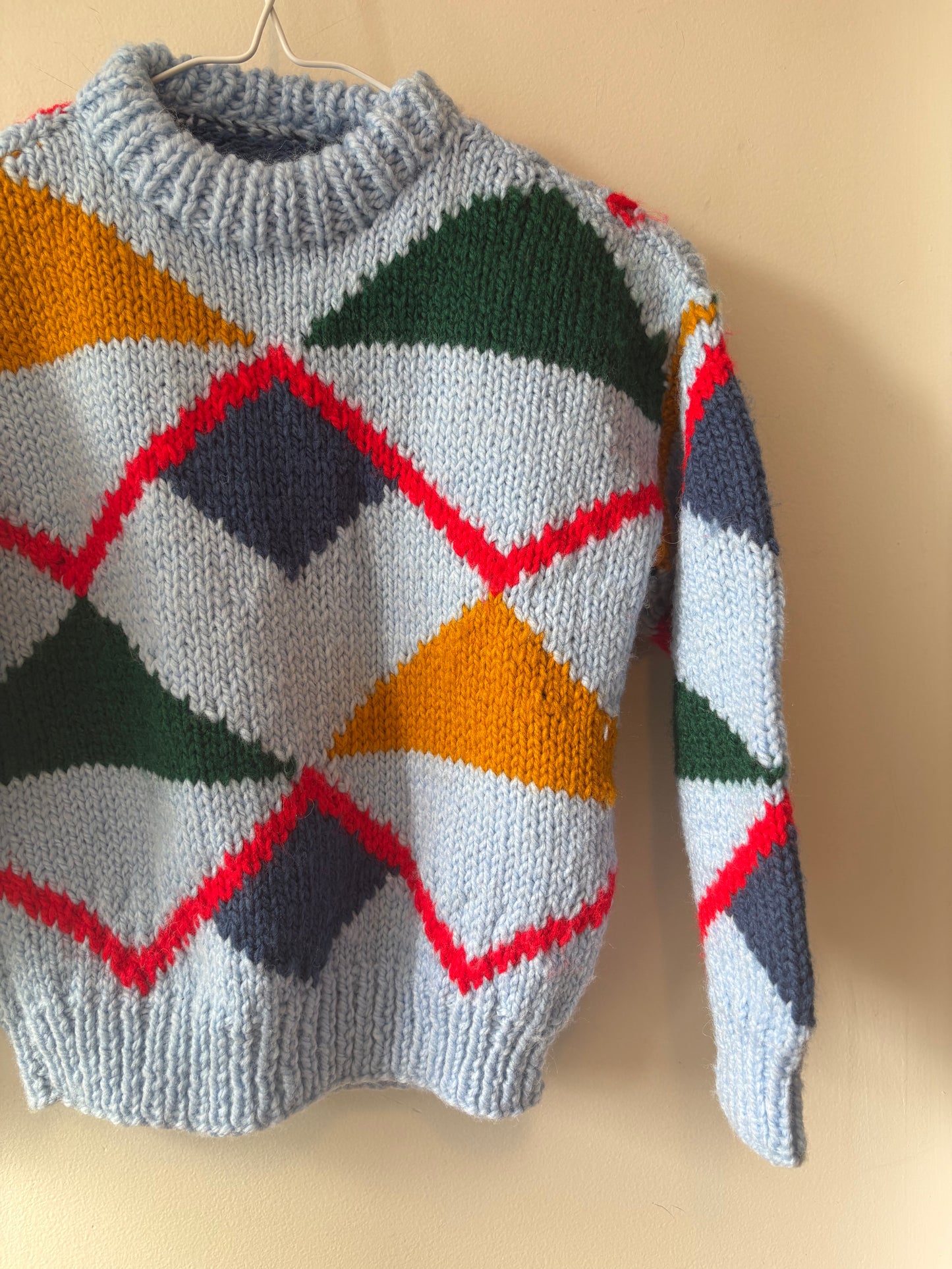 Handknit Abstract Sweater | 6 Years