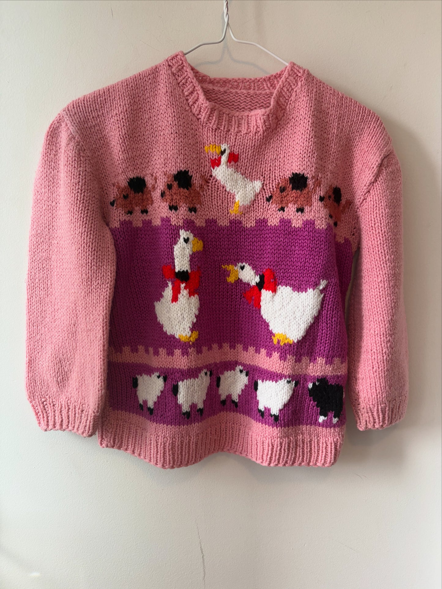 Hand Knit Farm Sweater | 7 Years