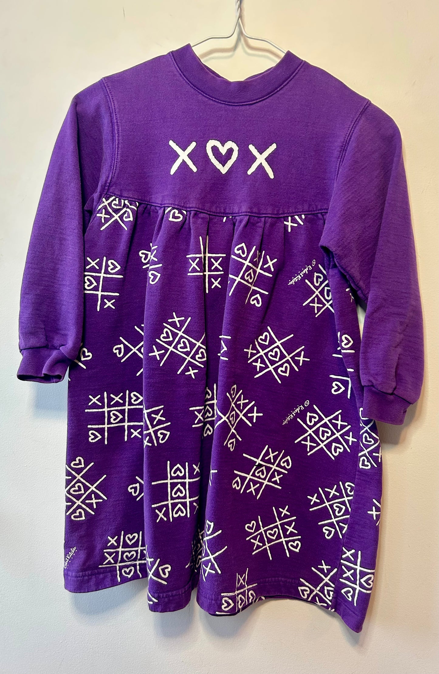 Vintage Fleece Dress | 6 Years