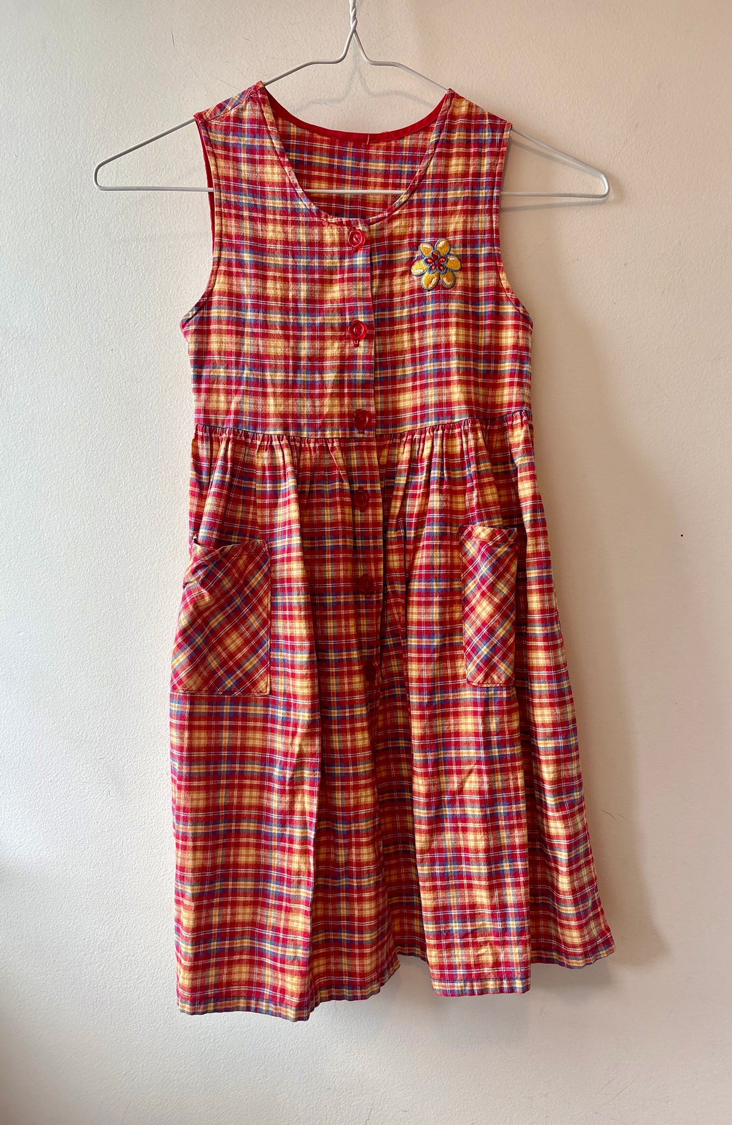 Vintage Summer Plaid Dress | 7 Years