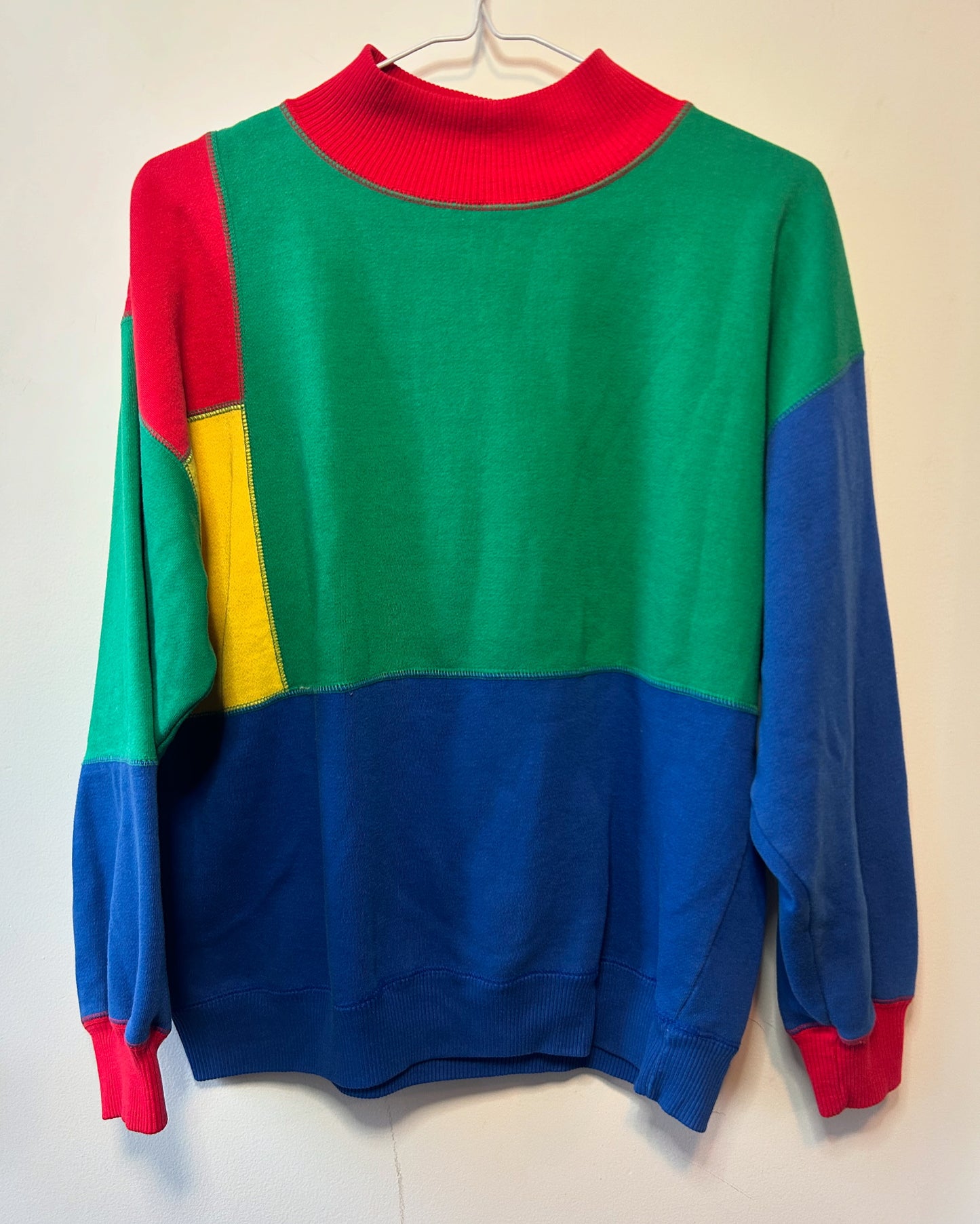 Vintage Colour block Sweatshirt | 14 Years