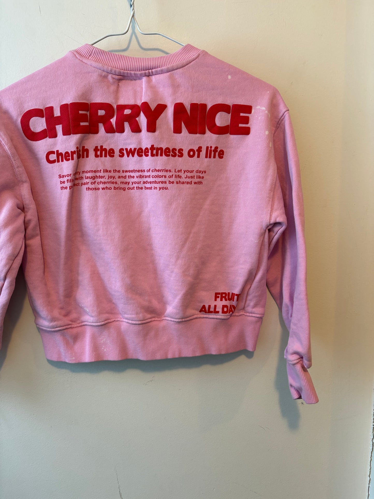Zara Cherry Sweatshirt | 7 Years
