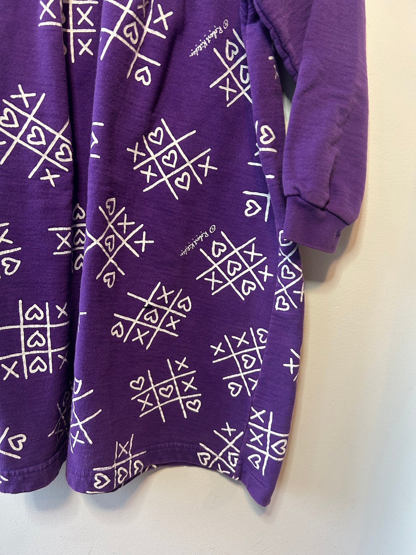 Vintage Fleece Dress | 6 Years