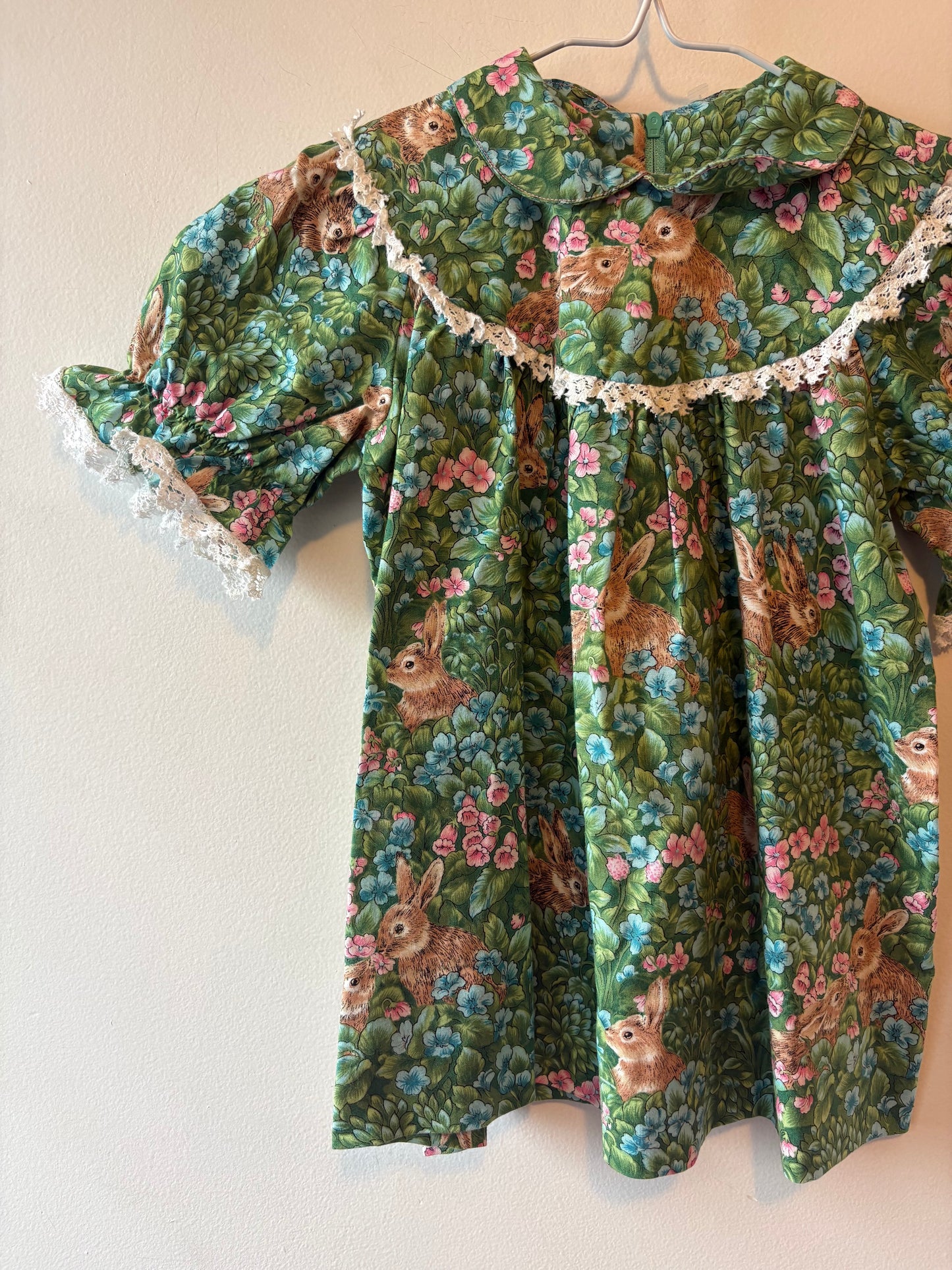 Vintage Green Easter Dress | 18M