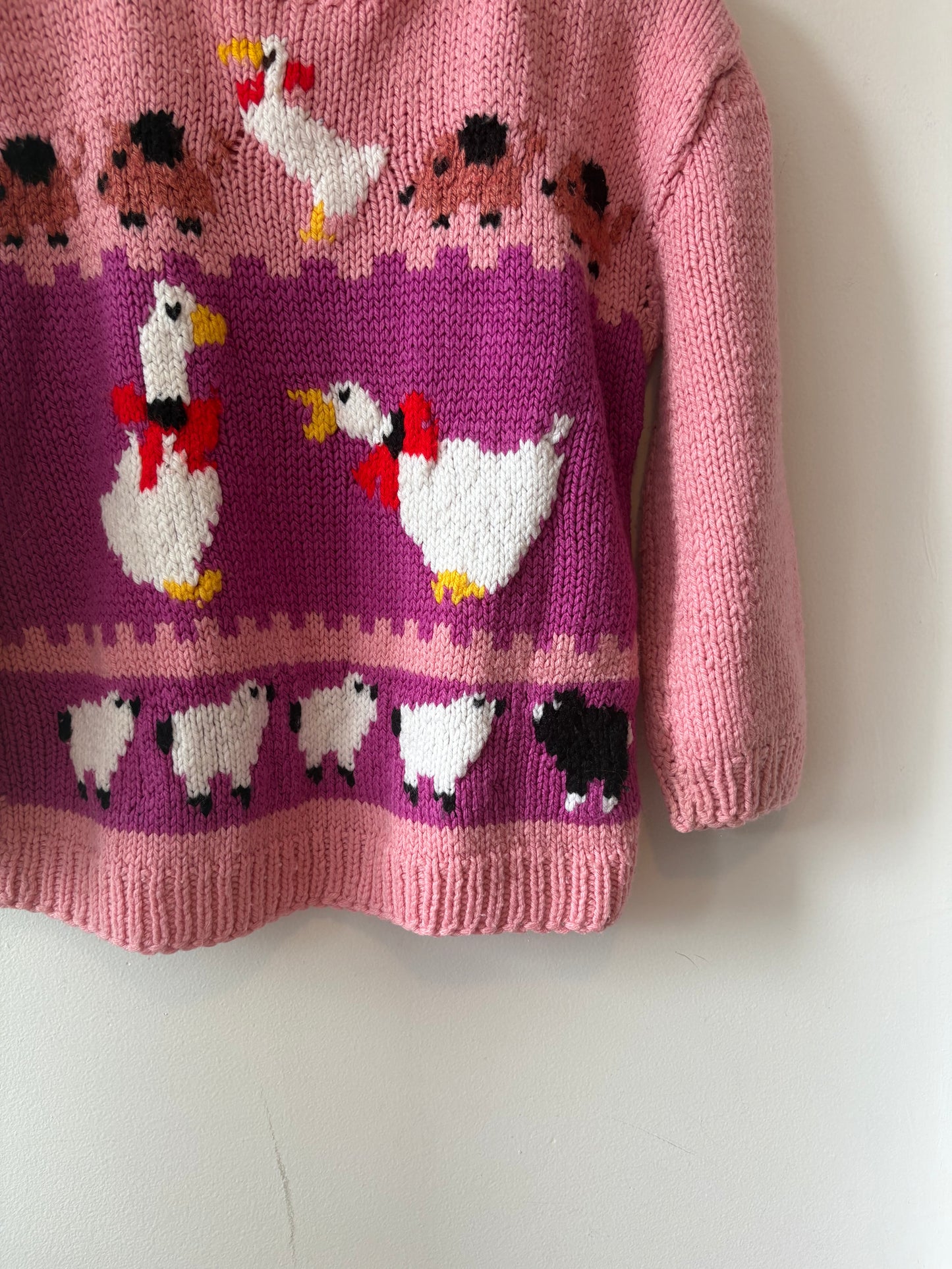 Hand Knit Farm Sweater | 7 Years