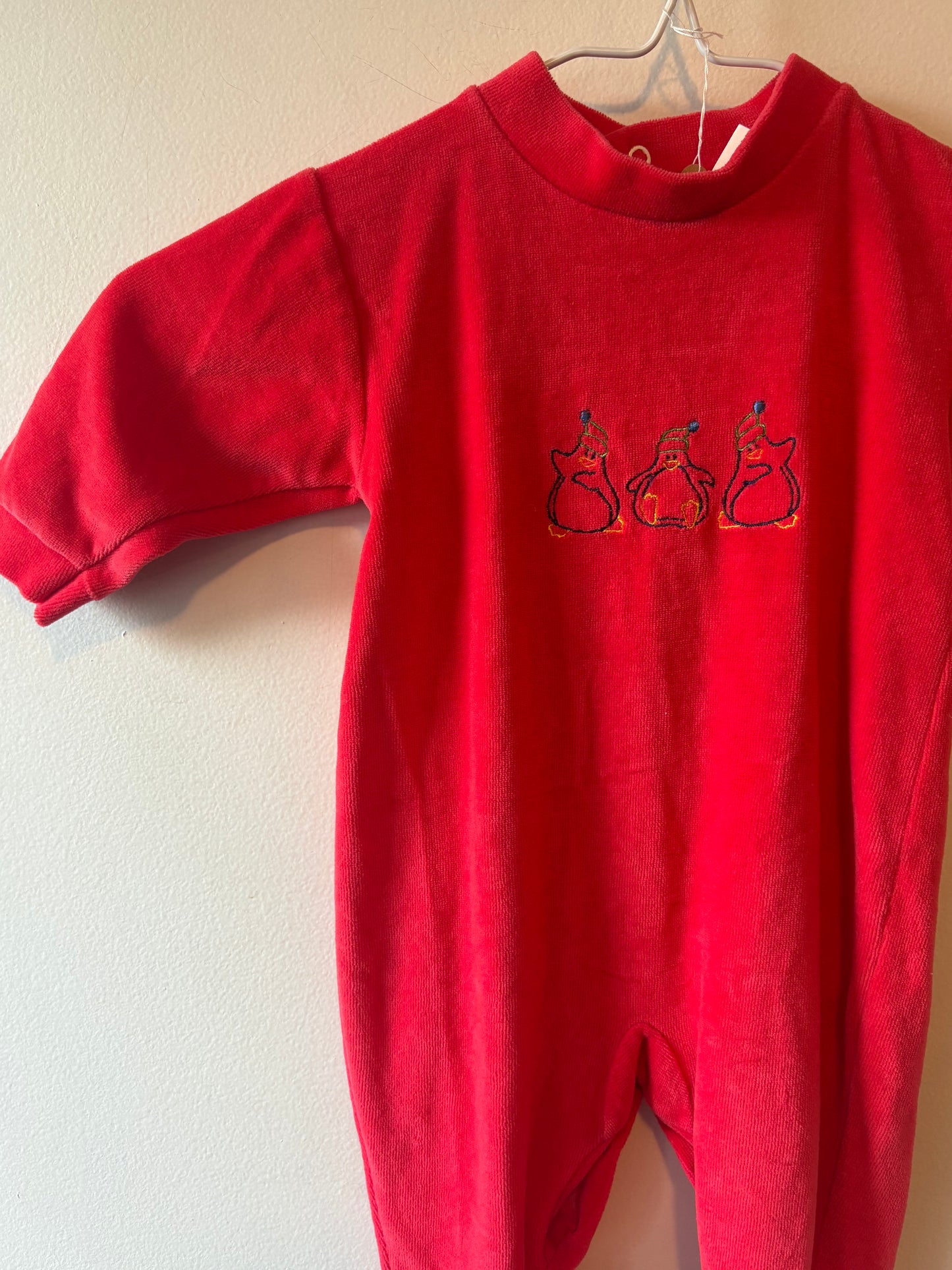 Vintage Velour Sleeper | 6M