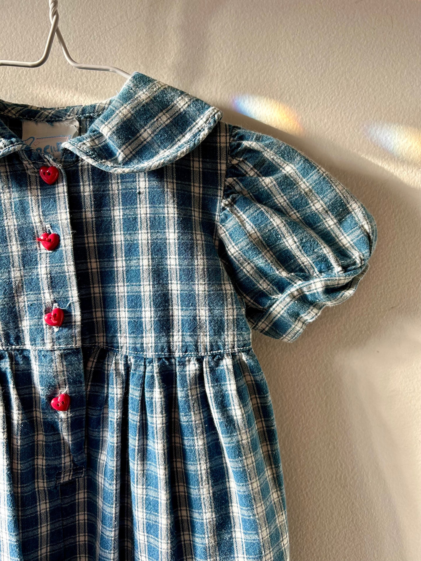 Vintage Snoozy Kitty Romper | 9M