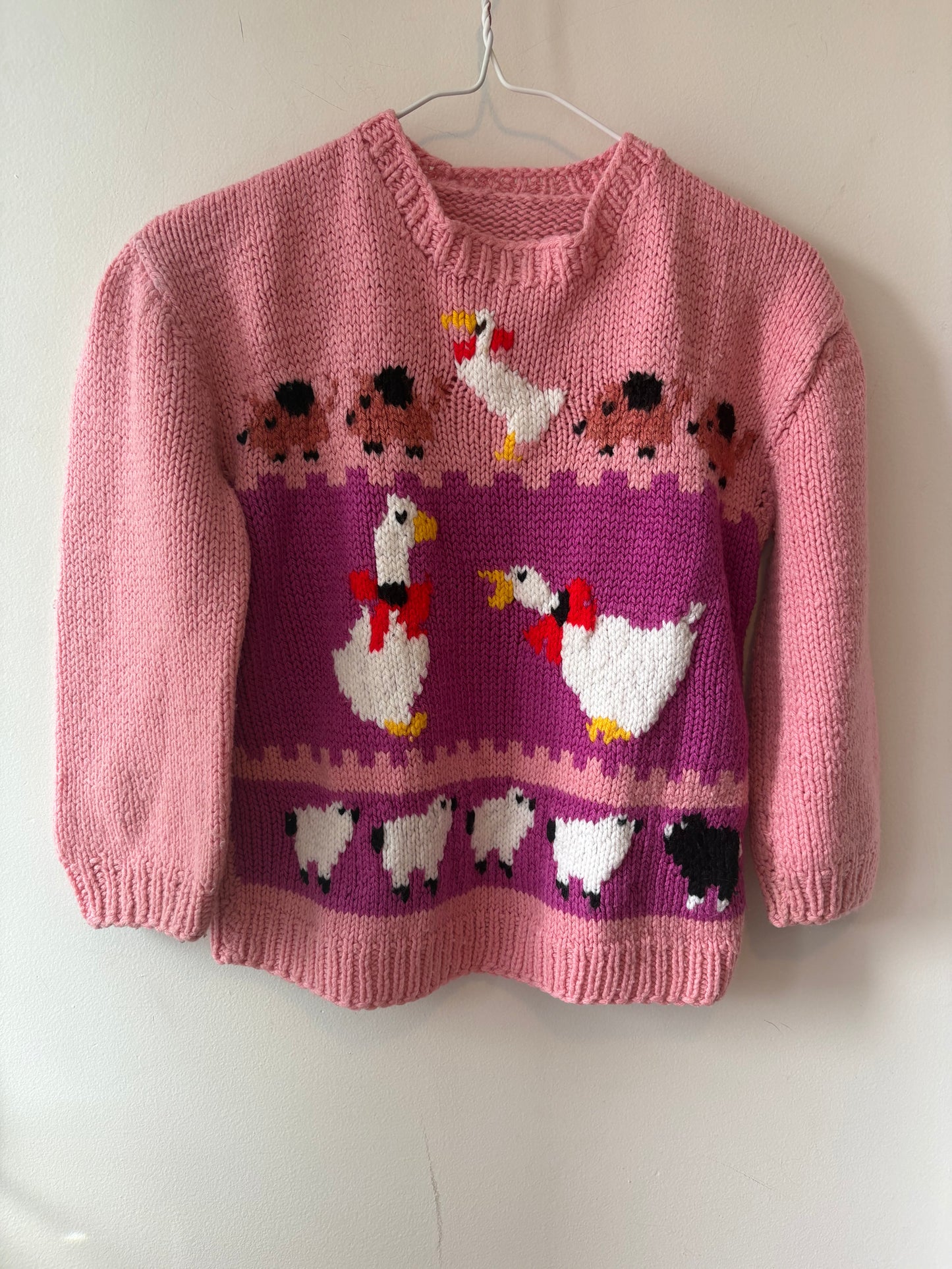 Hand Knit Farm Sweater | 7 Years