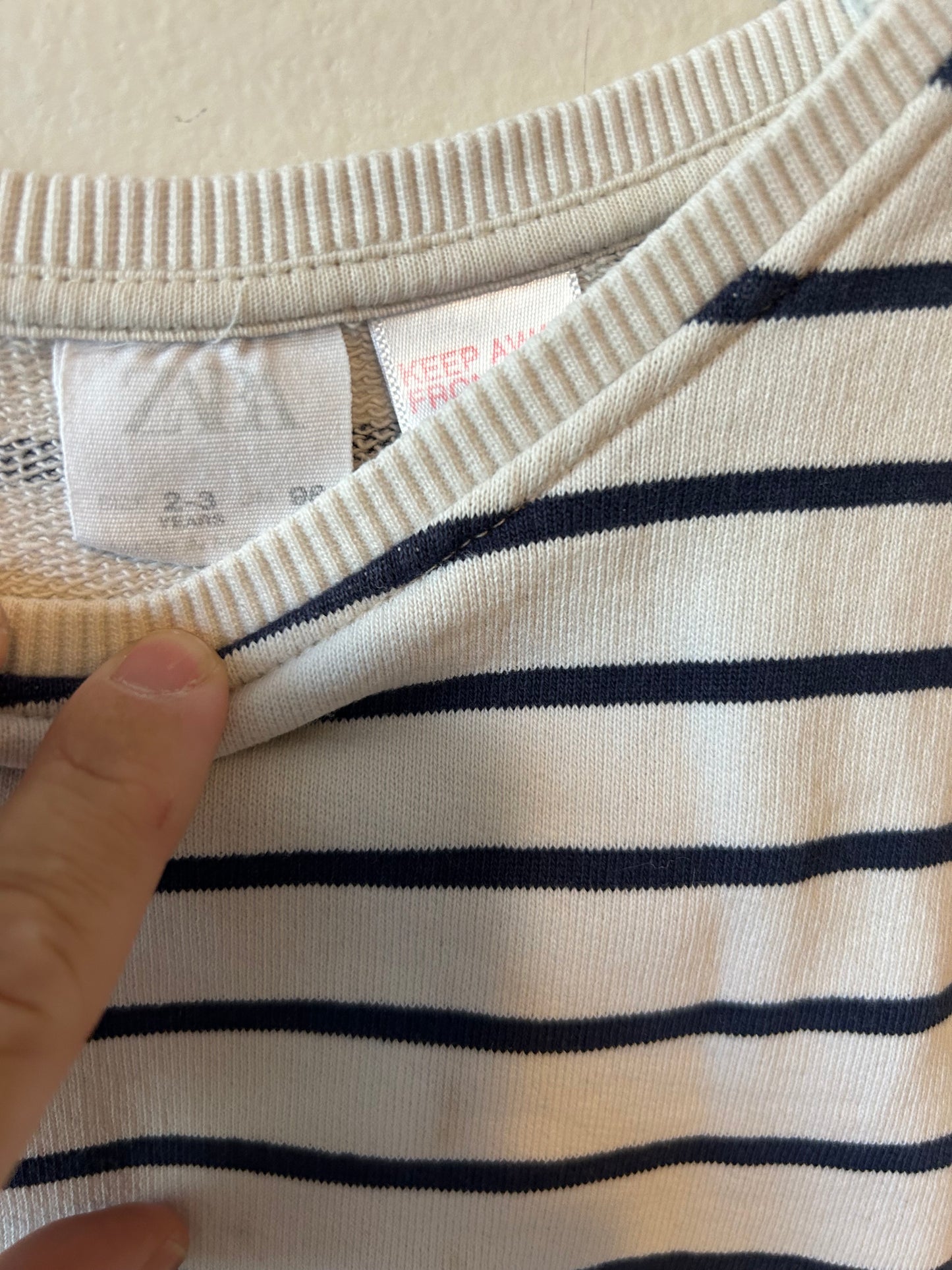 Zara Striped Sweatshirt | 3 Years