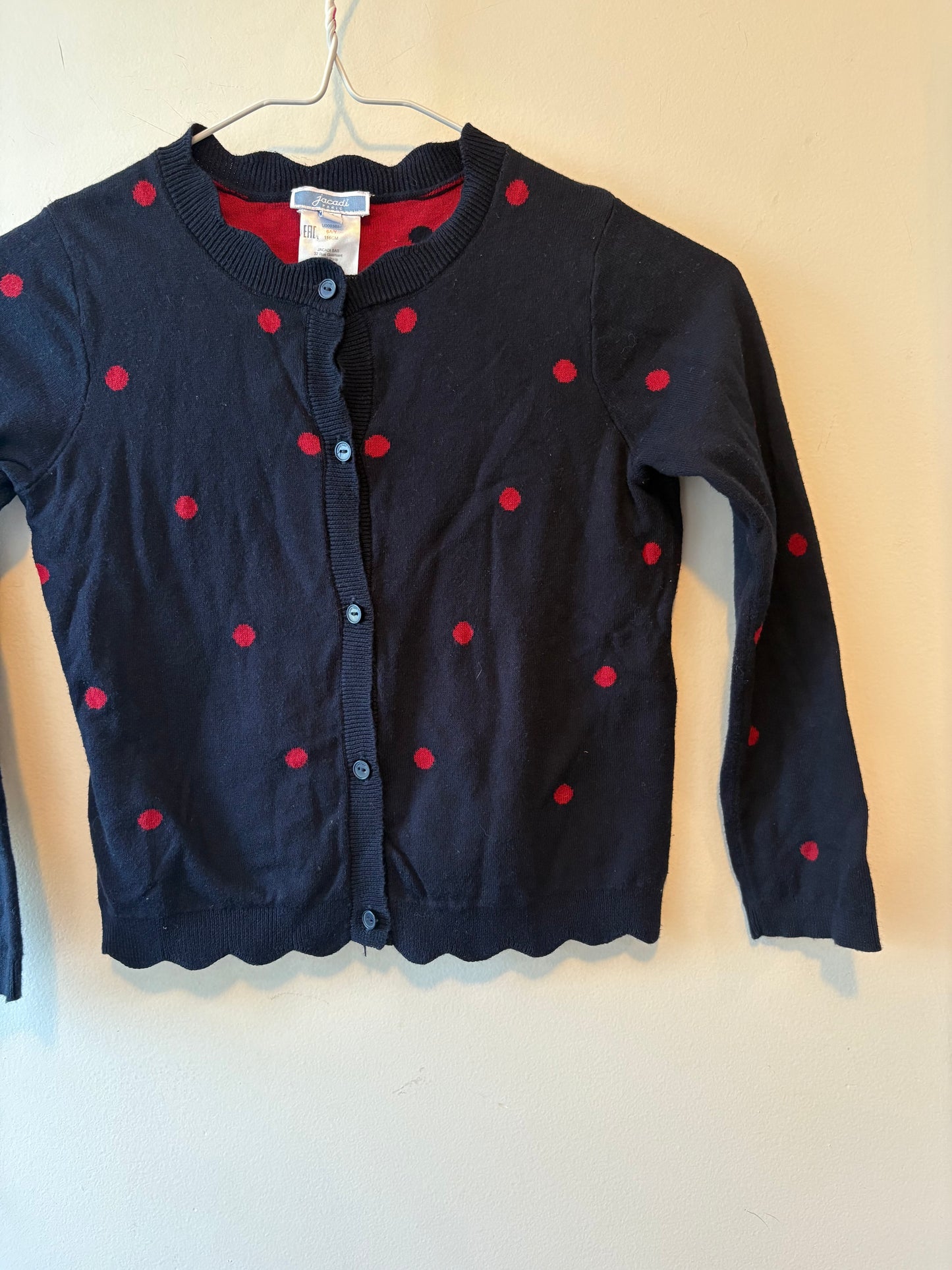 Jacadi Navy Cardigan | 6 Years