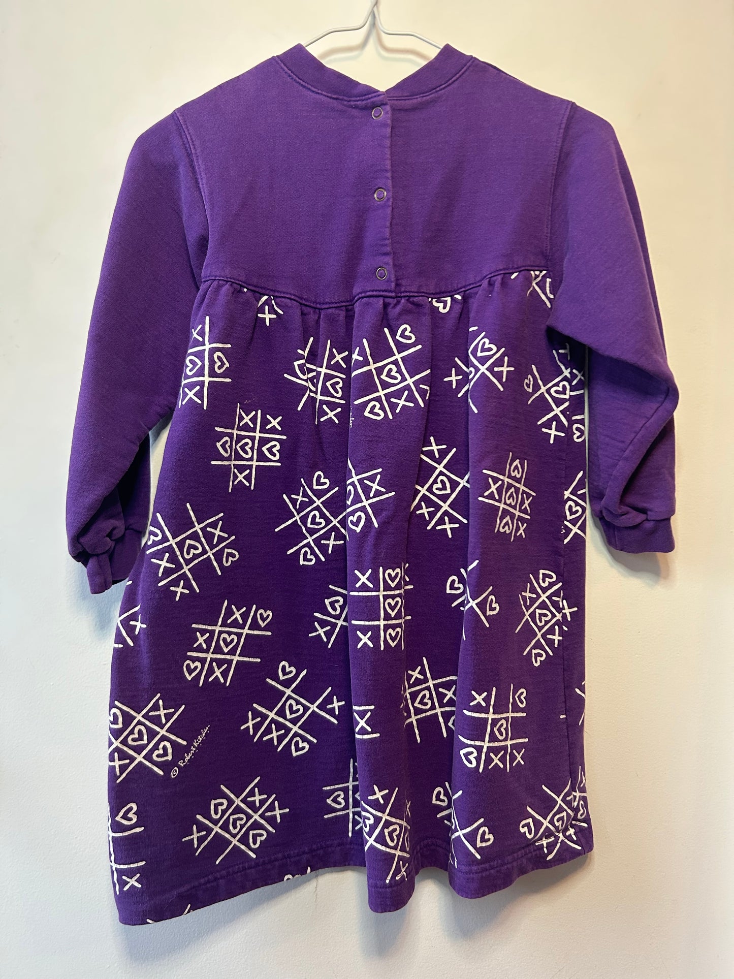 Vintage Fleece Dress | 6 Years