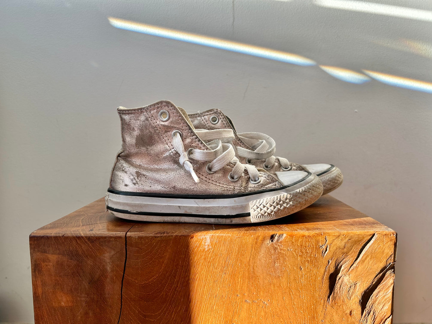 Metallic Converse Chucks- Toddler 11