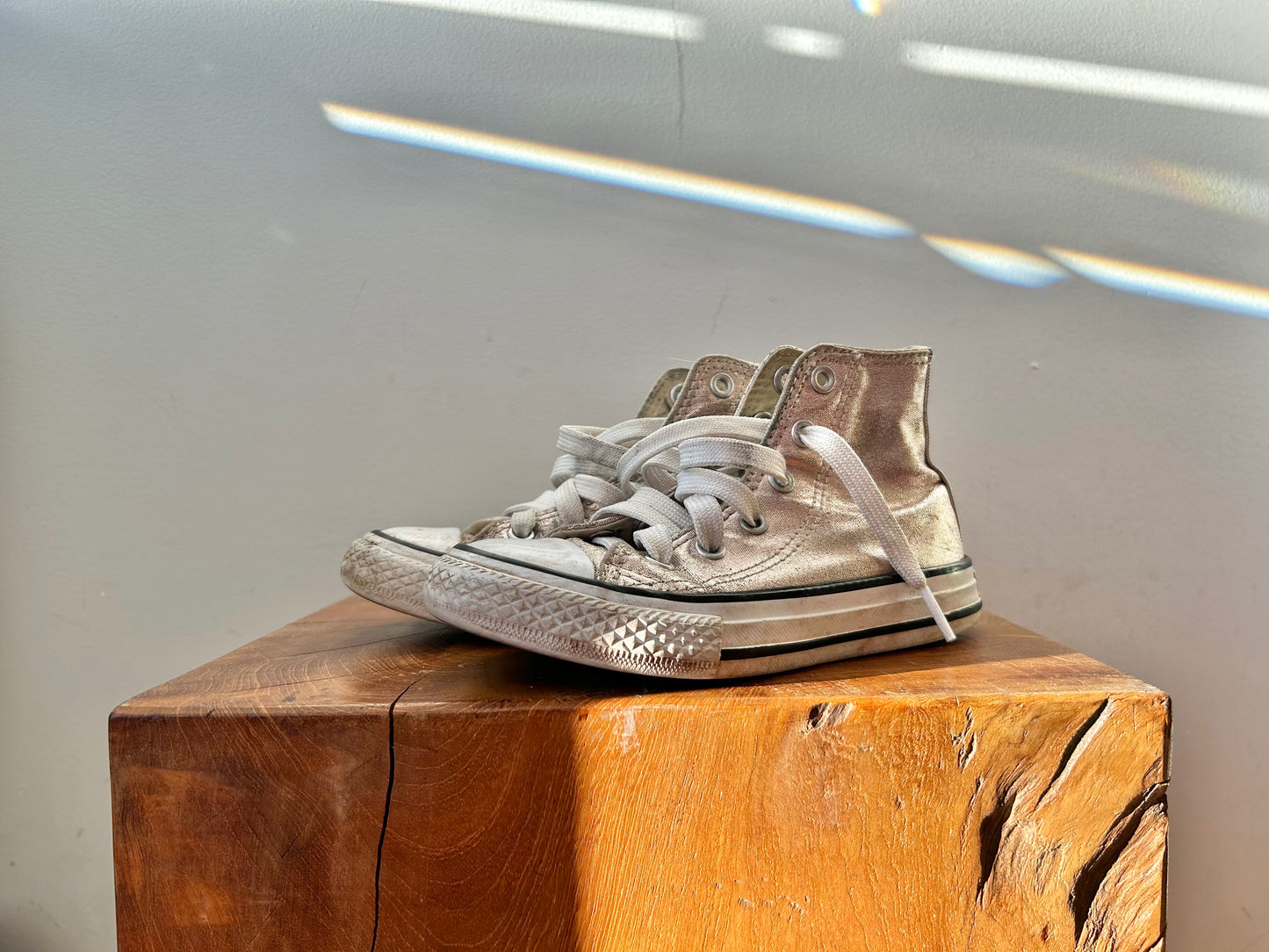 Metallic Converse Chucks- Toddler 11