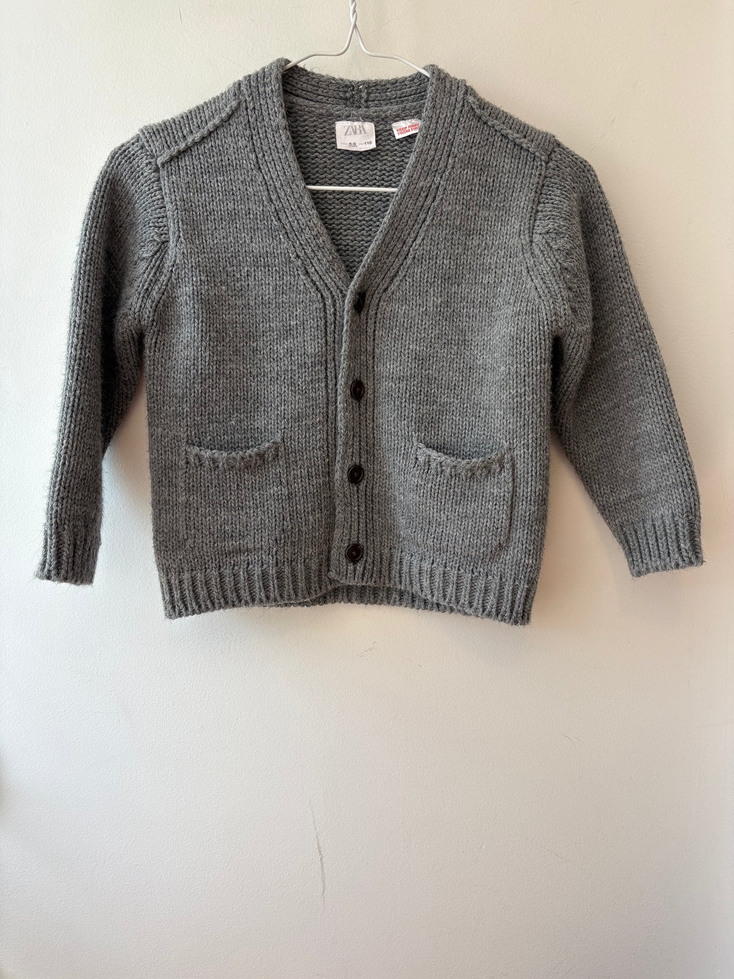 Zara Grey Cardigan | 4 Years