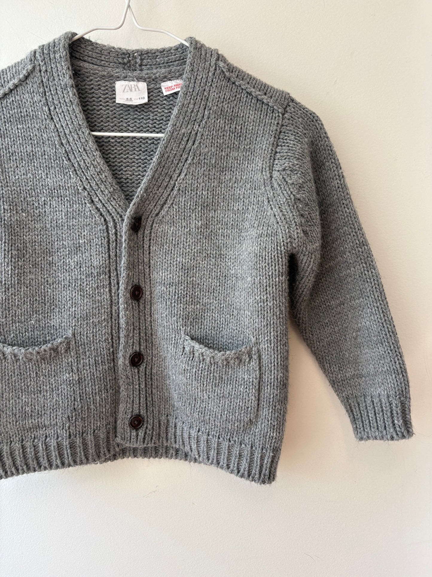 Zara Grey Cardigan | 4 Years