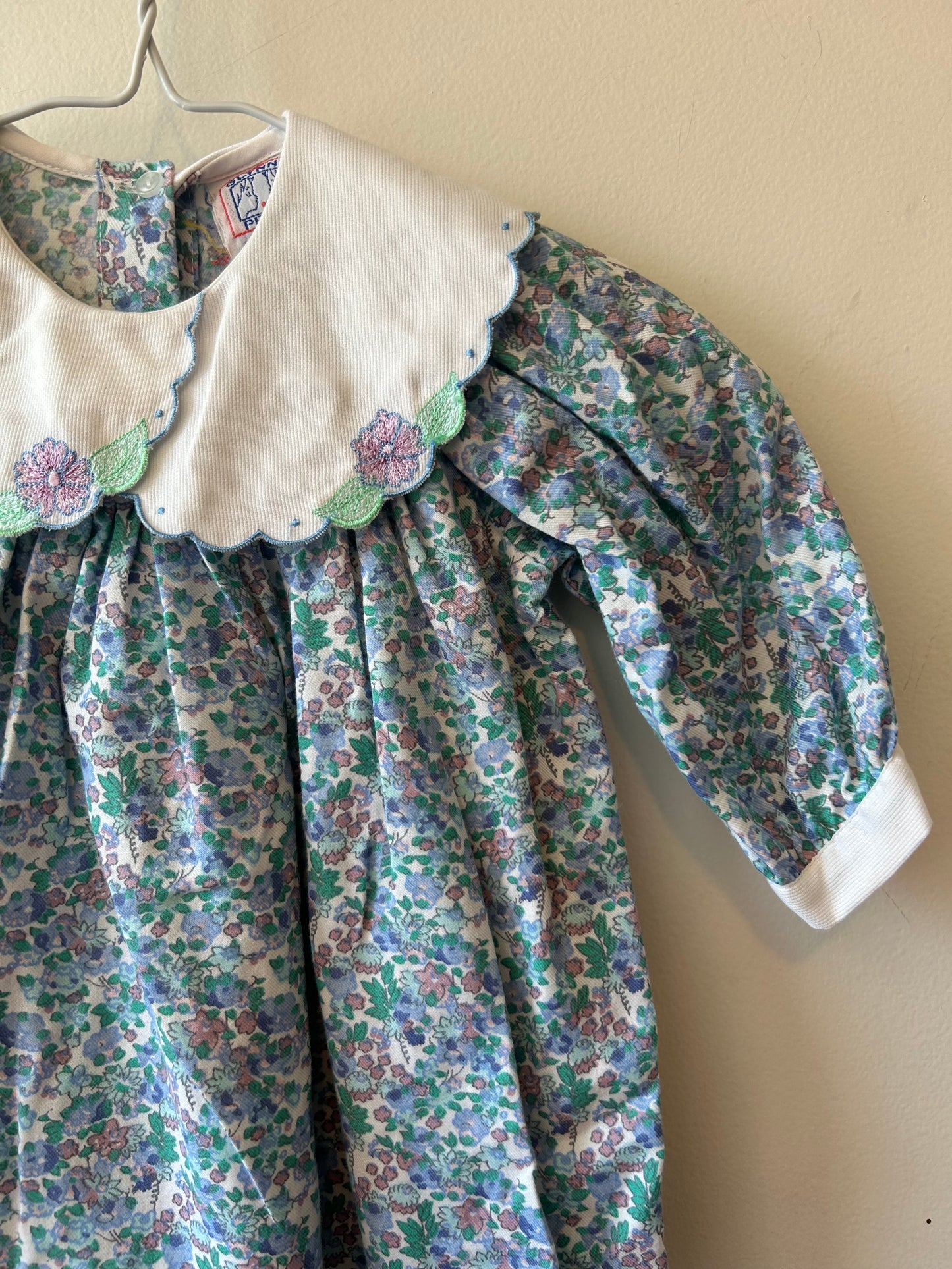 Vintage Floral Dress | 6M