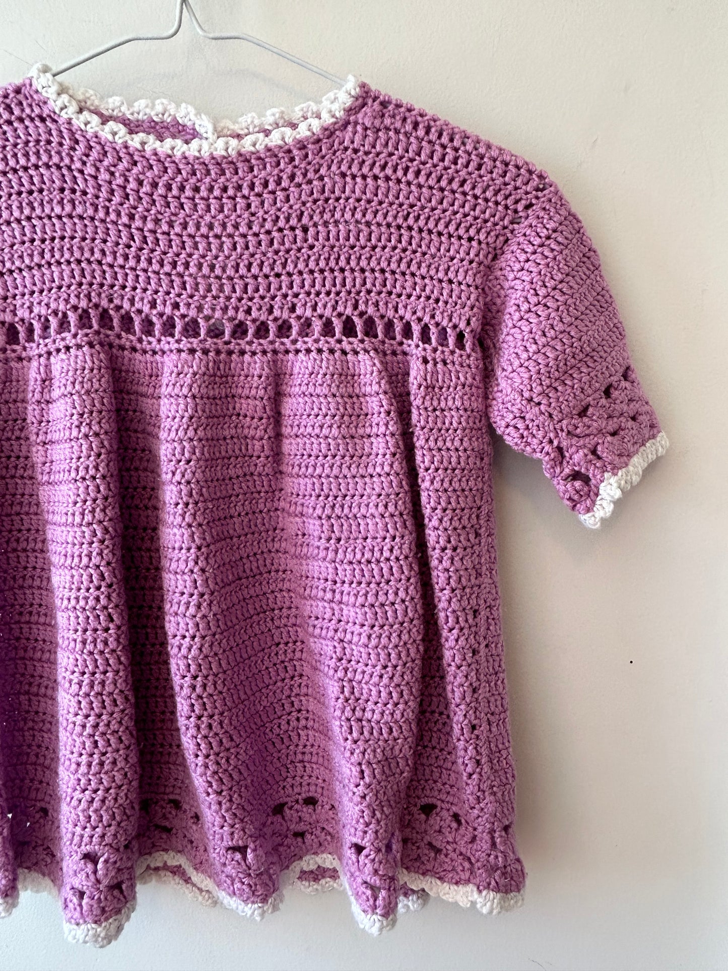 Handknit Crochet Sweater | 5 Years