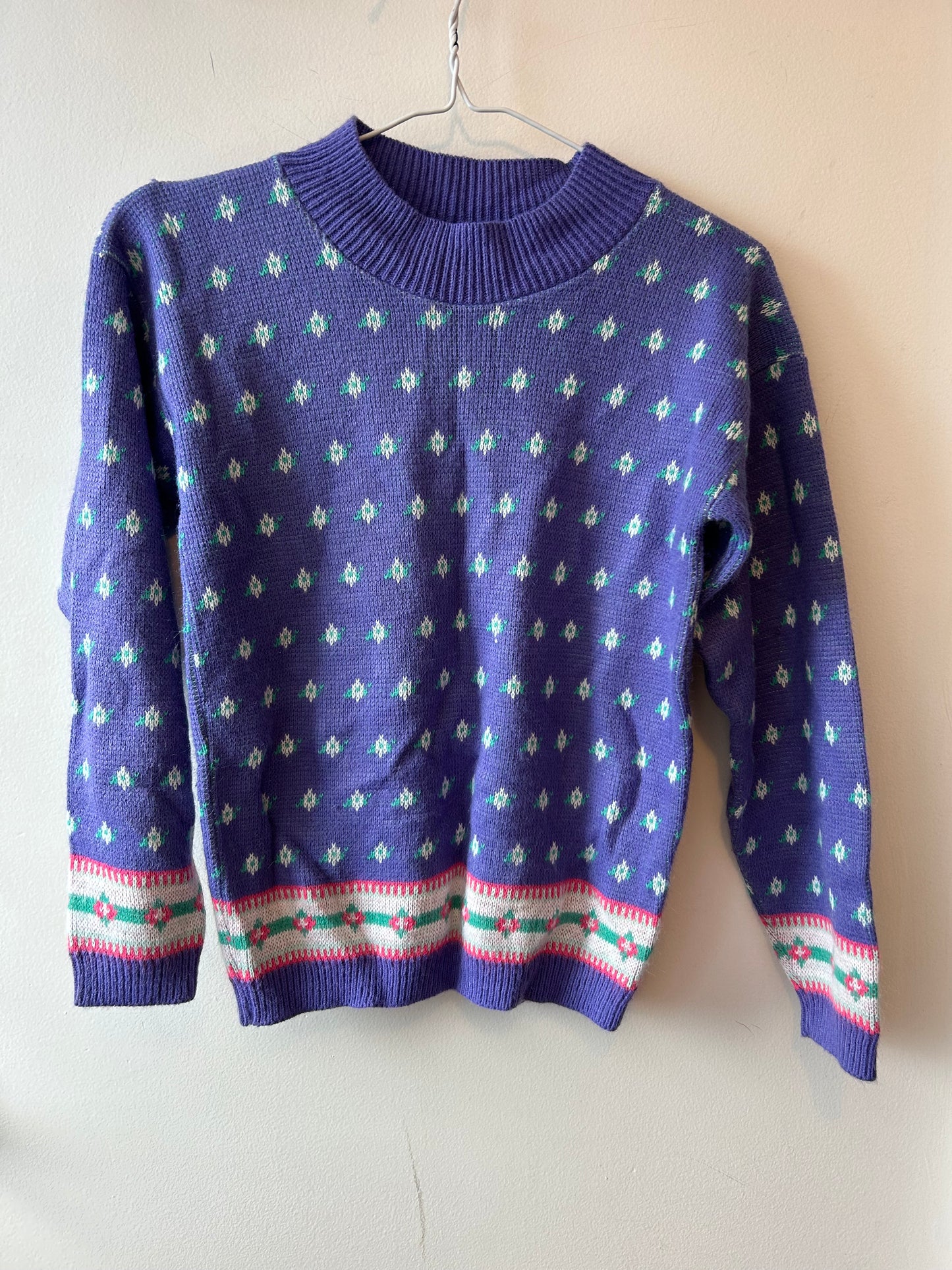 Patterned Knit Sweater