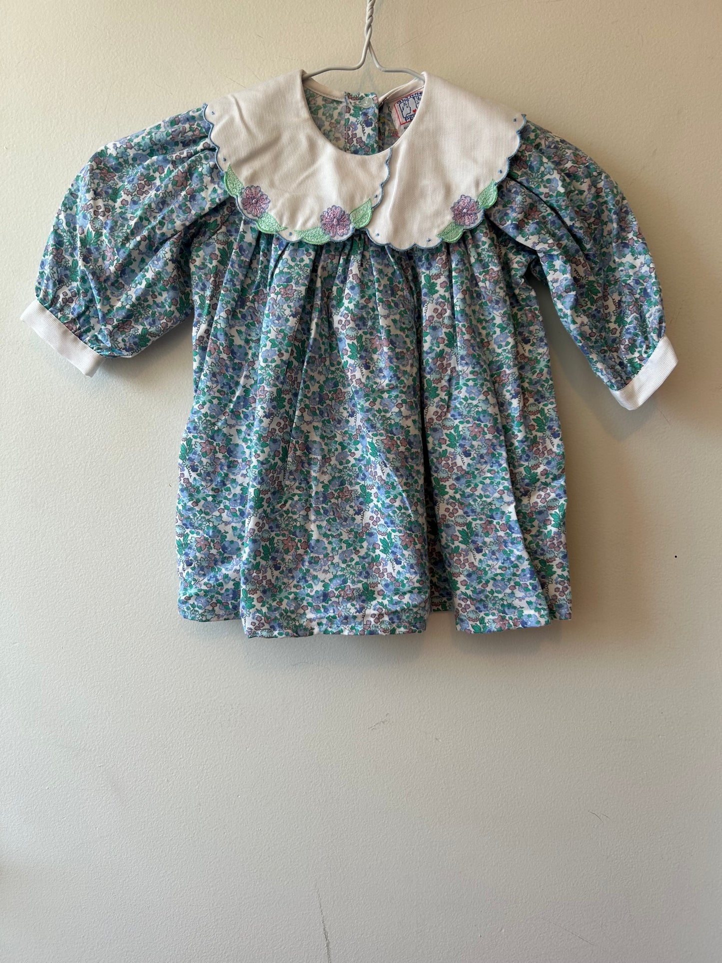 Vintage Floral Dress (6M)