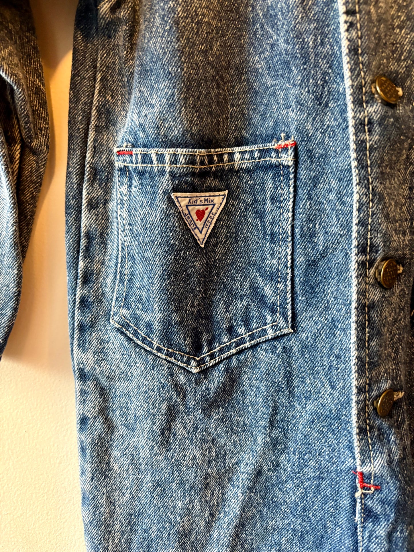 Vintage Denim Suit | 6 Years