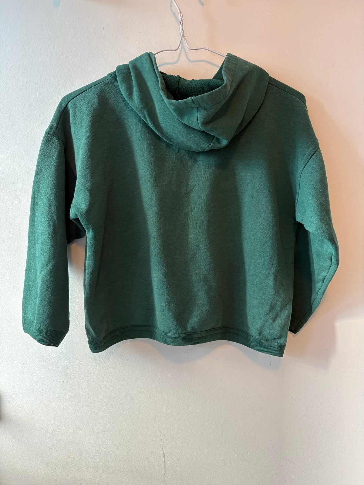 Vintage Green Hooded Sweatshirt | 6 Years