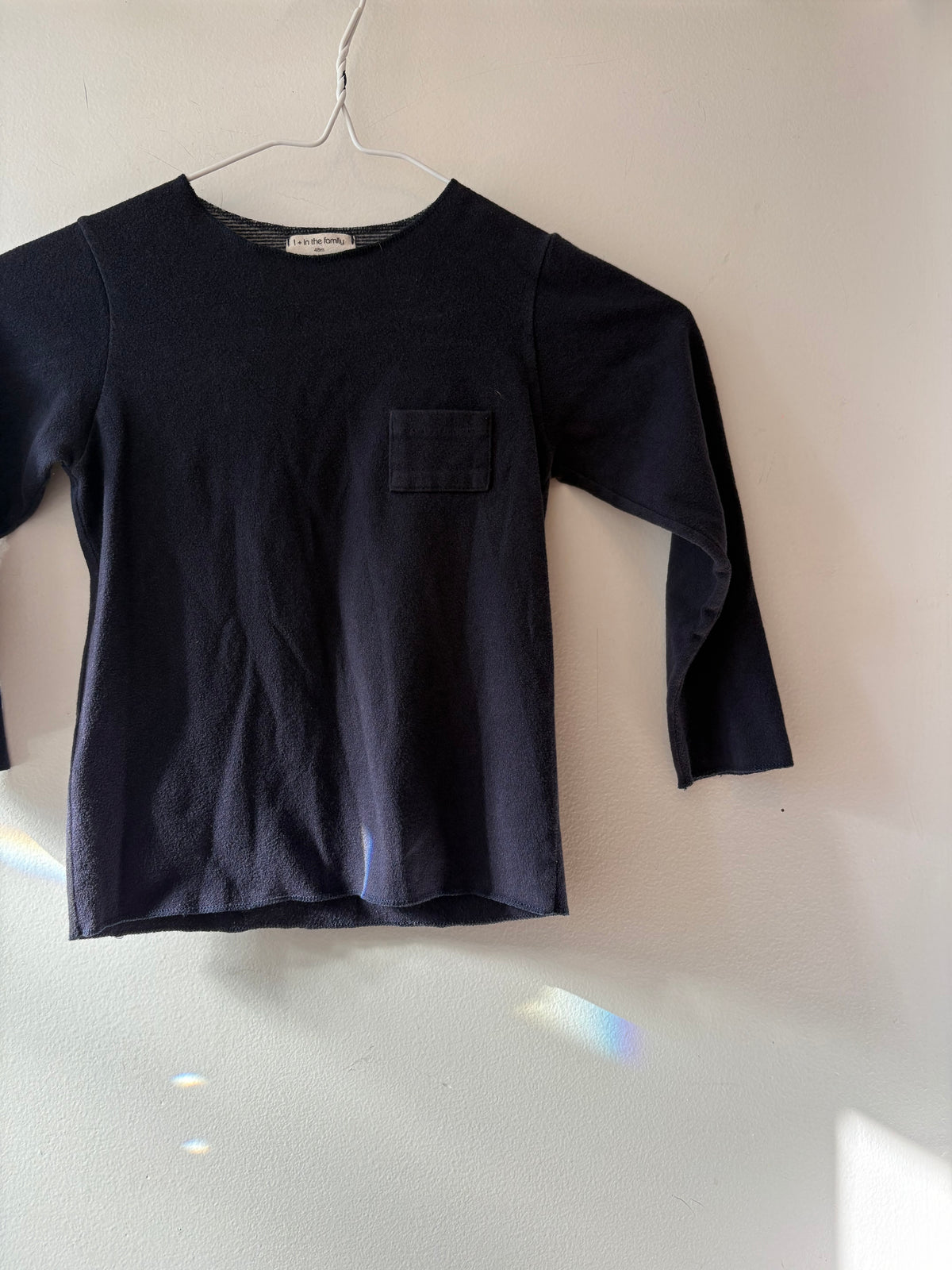+1 in the Family Navy Top | 4 Years