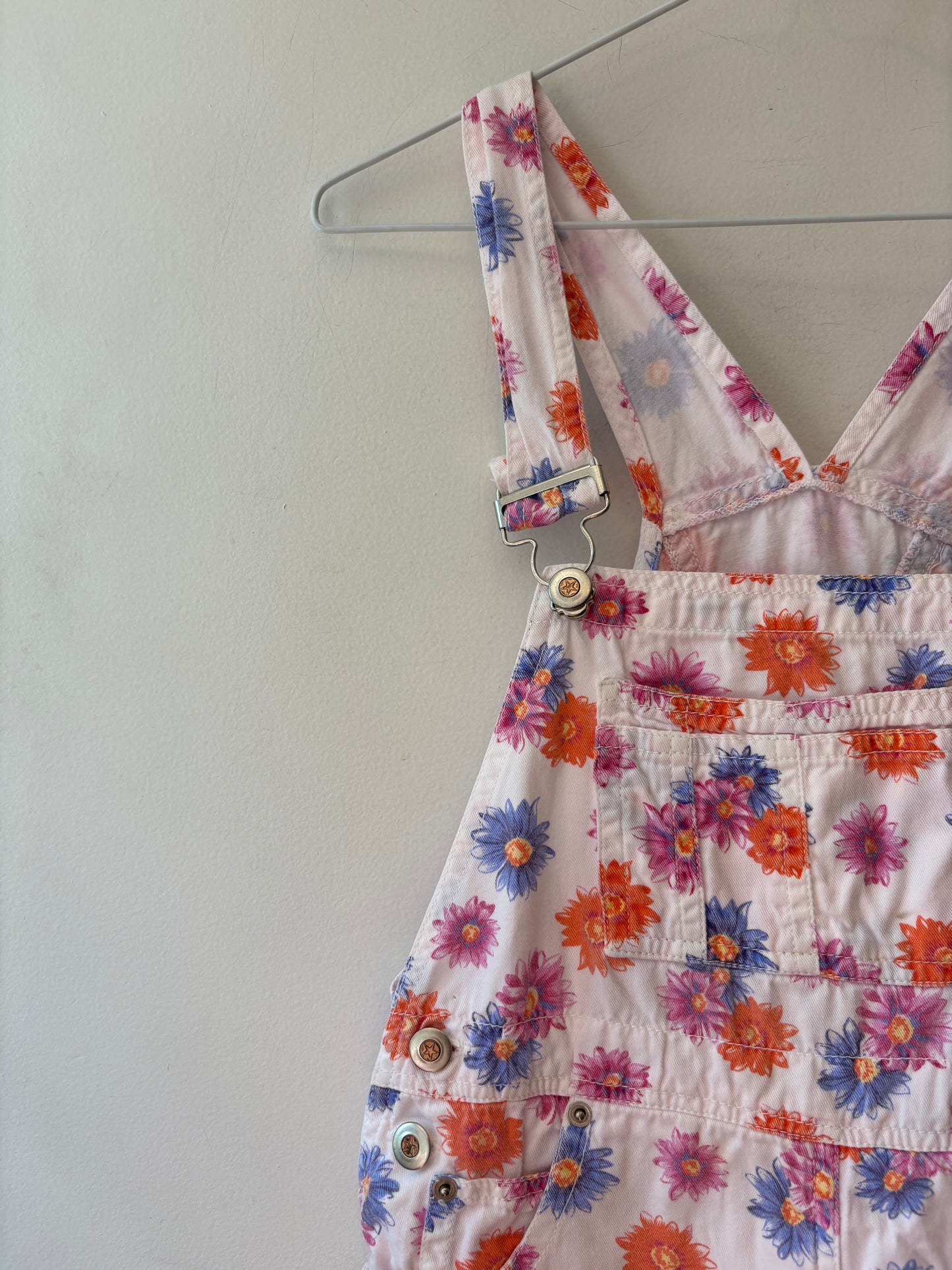 Vintage Floral Overalls | 14 Years
