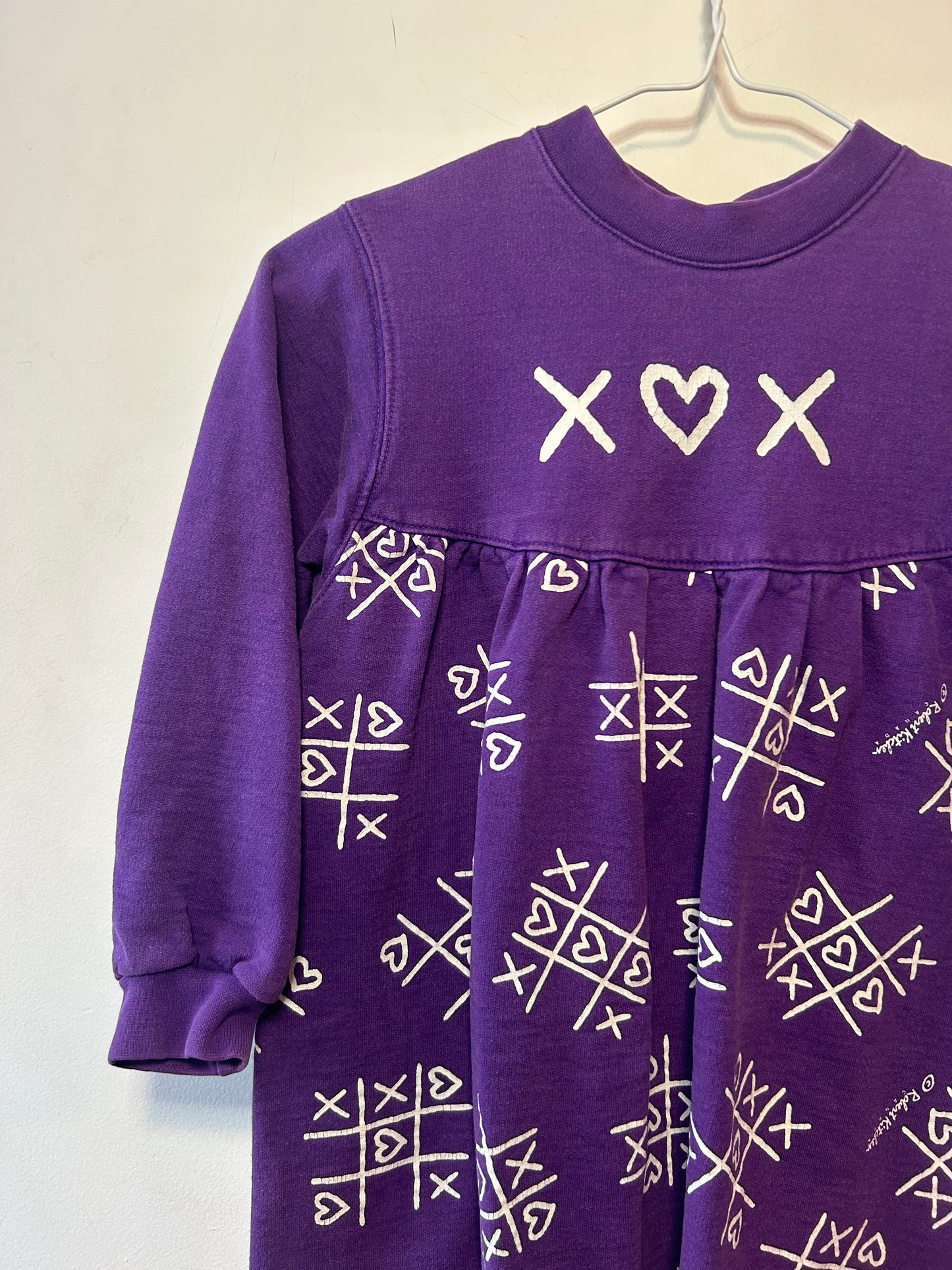 Vintage Fleece Dress | 6 Years