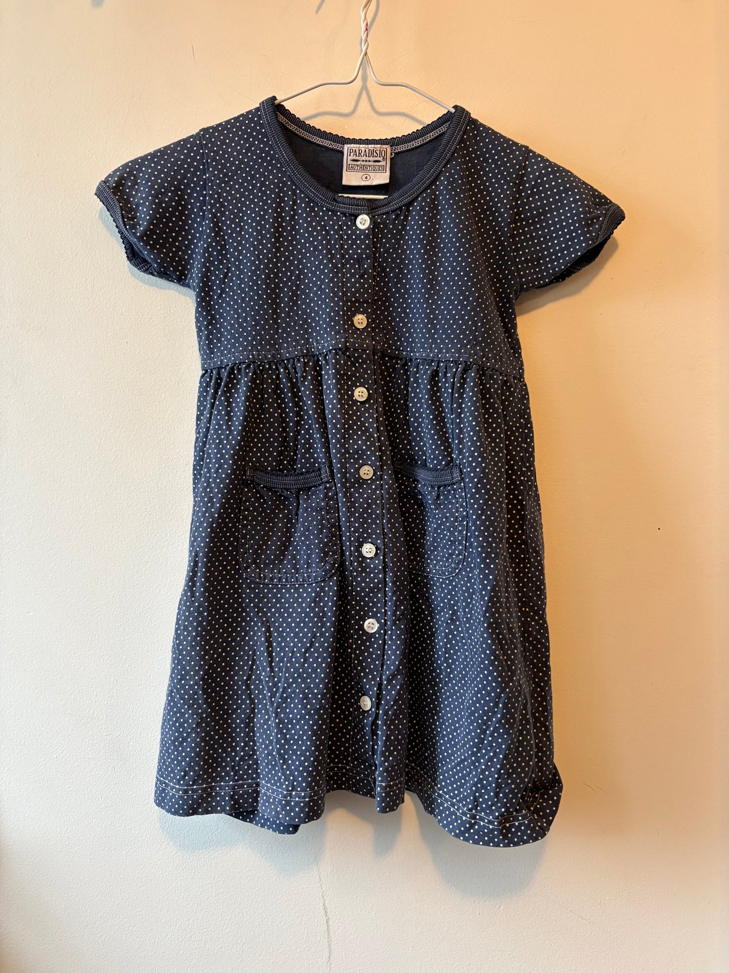 Vintage Polka Dot Dress | 4 Years