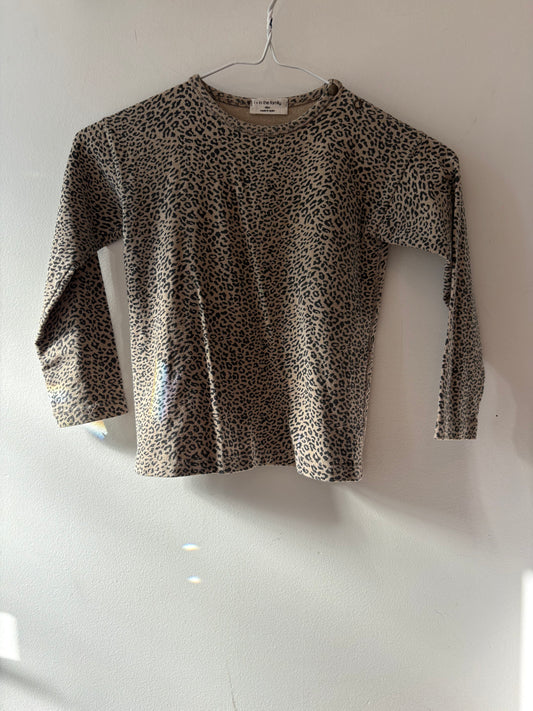 +1 in the Family Leopard Top | 4 Years