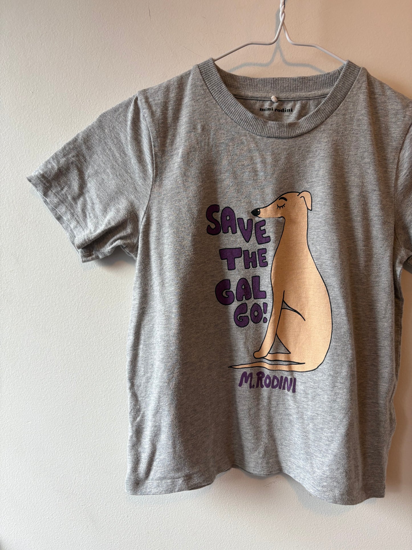 Mini Rodini Dog Tee | 6 Years