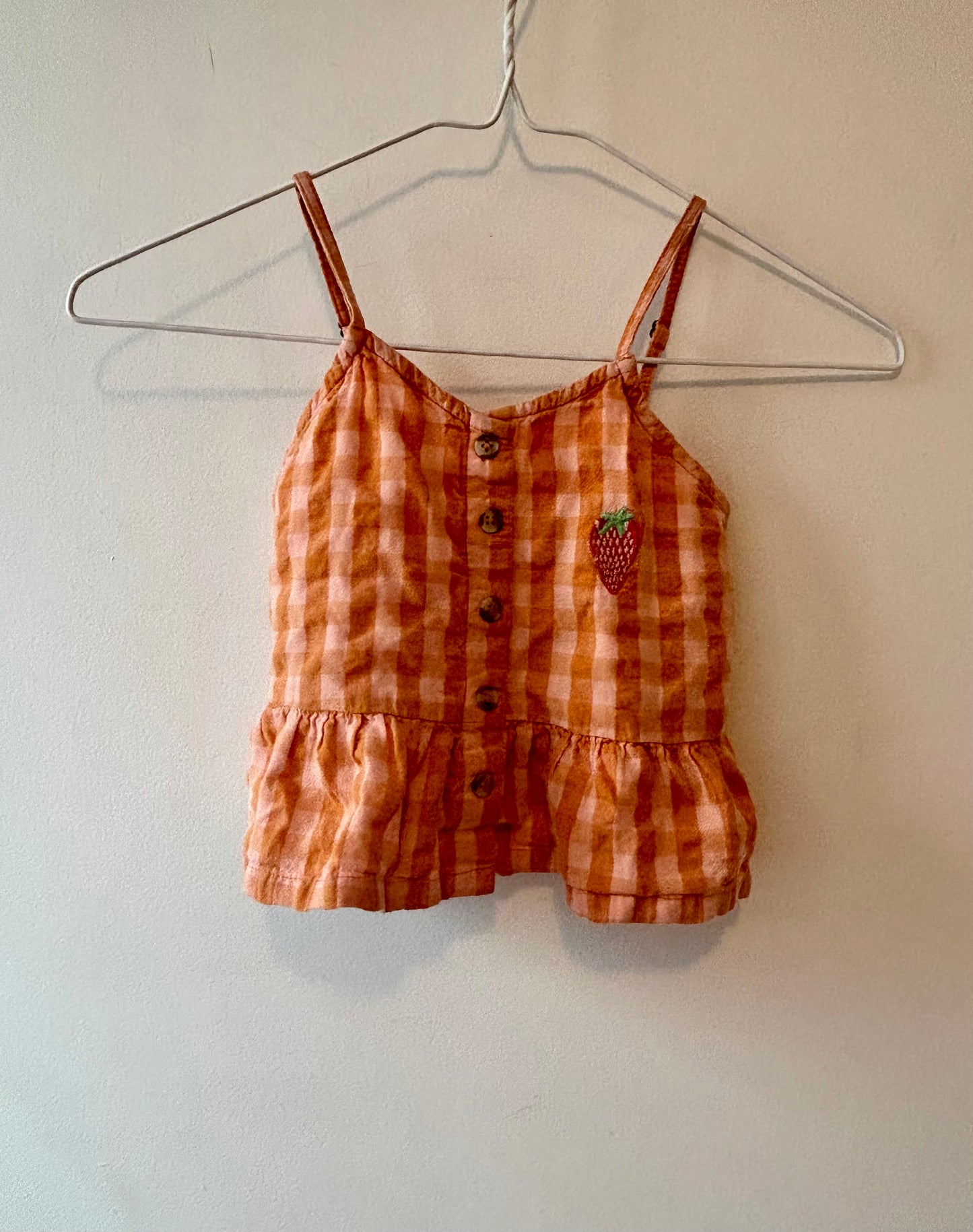 Bobo Choses Gingham Tank | 2 Years