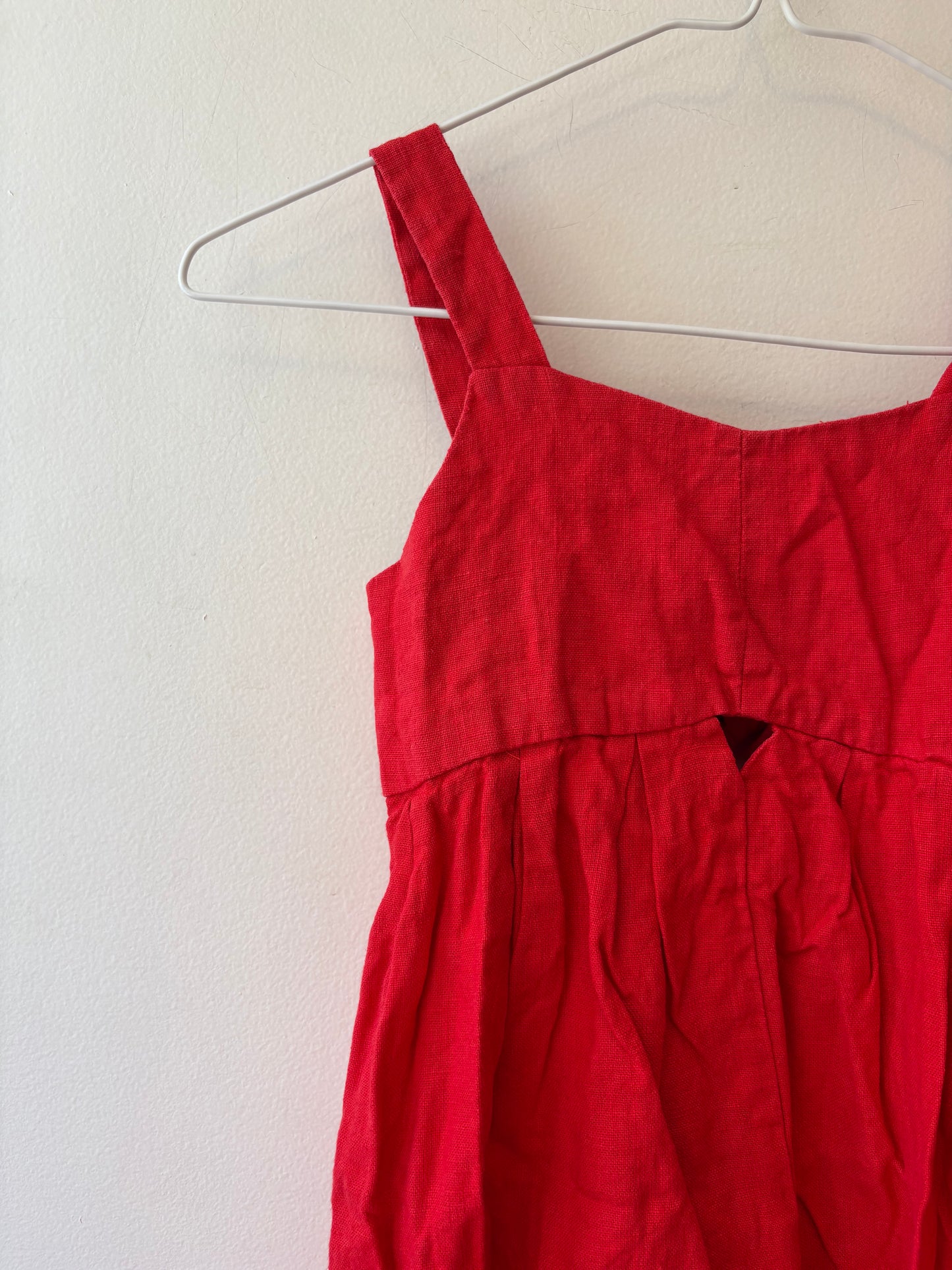 Zara Red Tank Romper | 8 Years