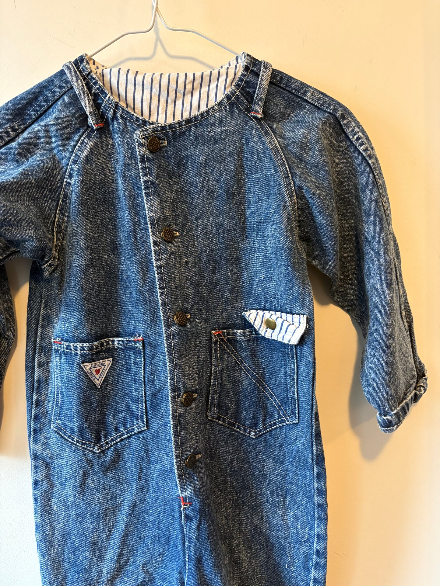 Vintage Denim Suit | 6 Years