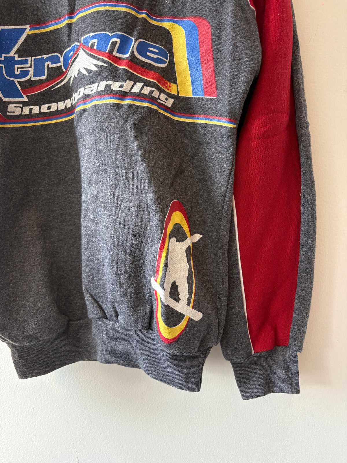 Vintage Extreme Snowboard Sweatshirt | 6 Years