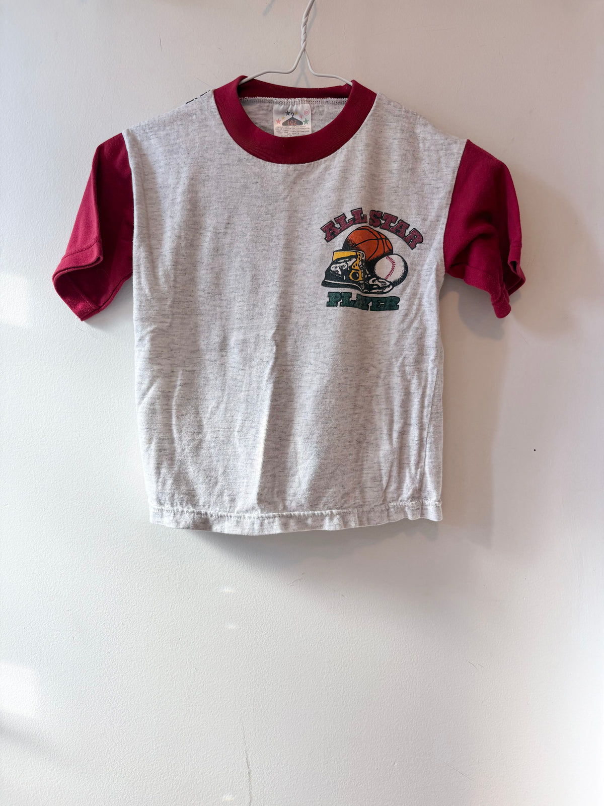 Vintage Sports Tee | 6 Years