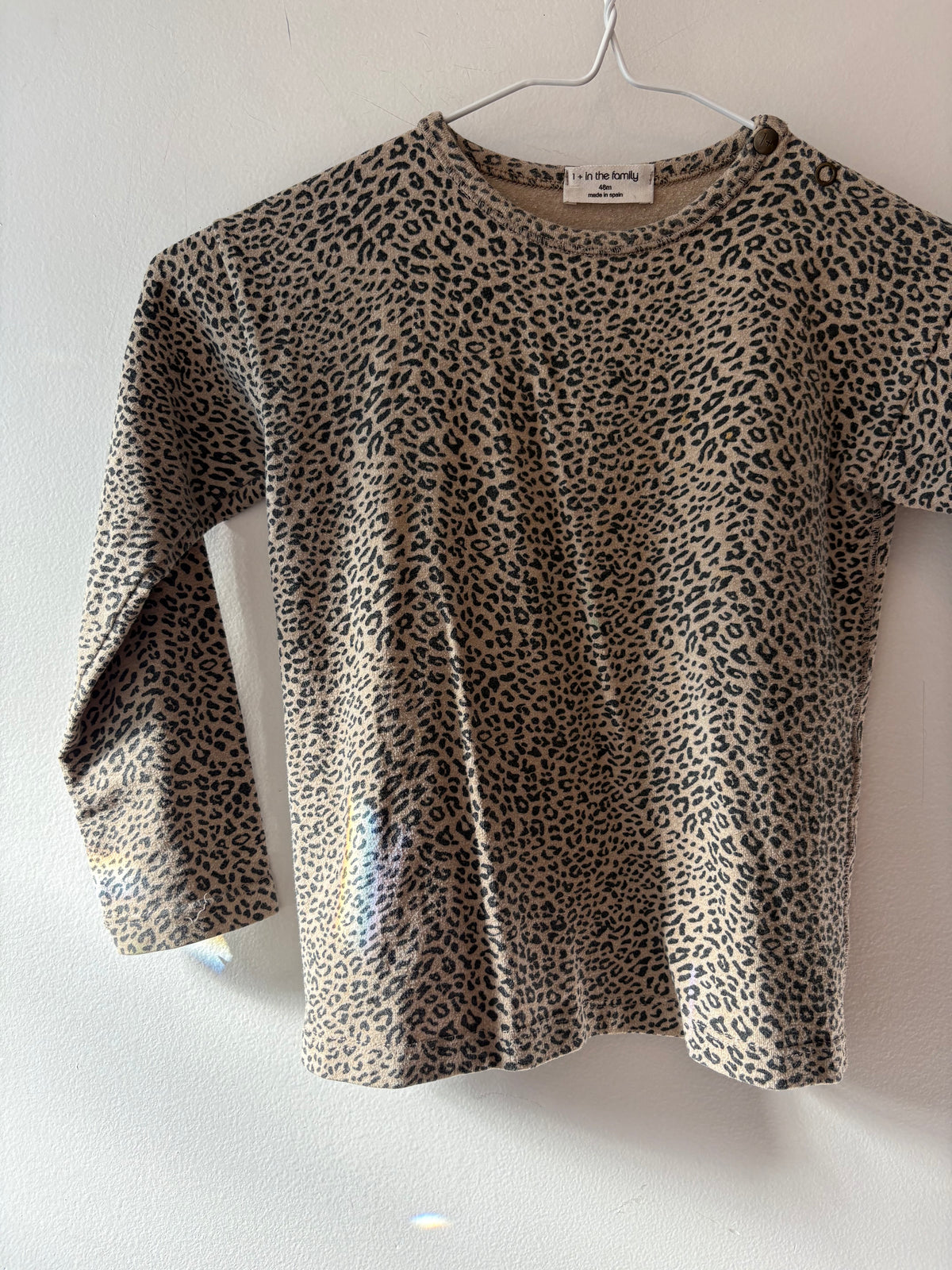 +1 in the Family Leopard Top | 4 Years