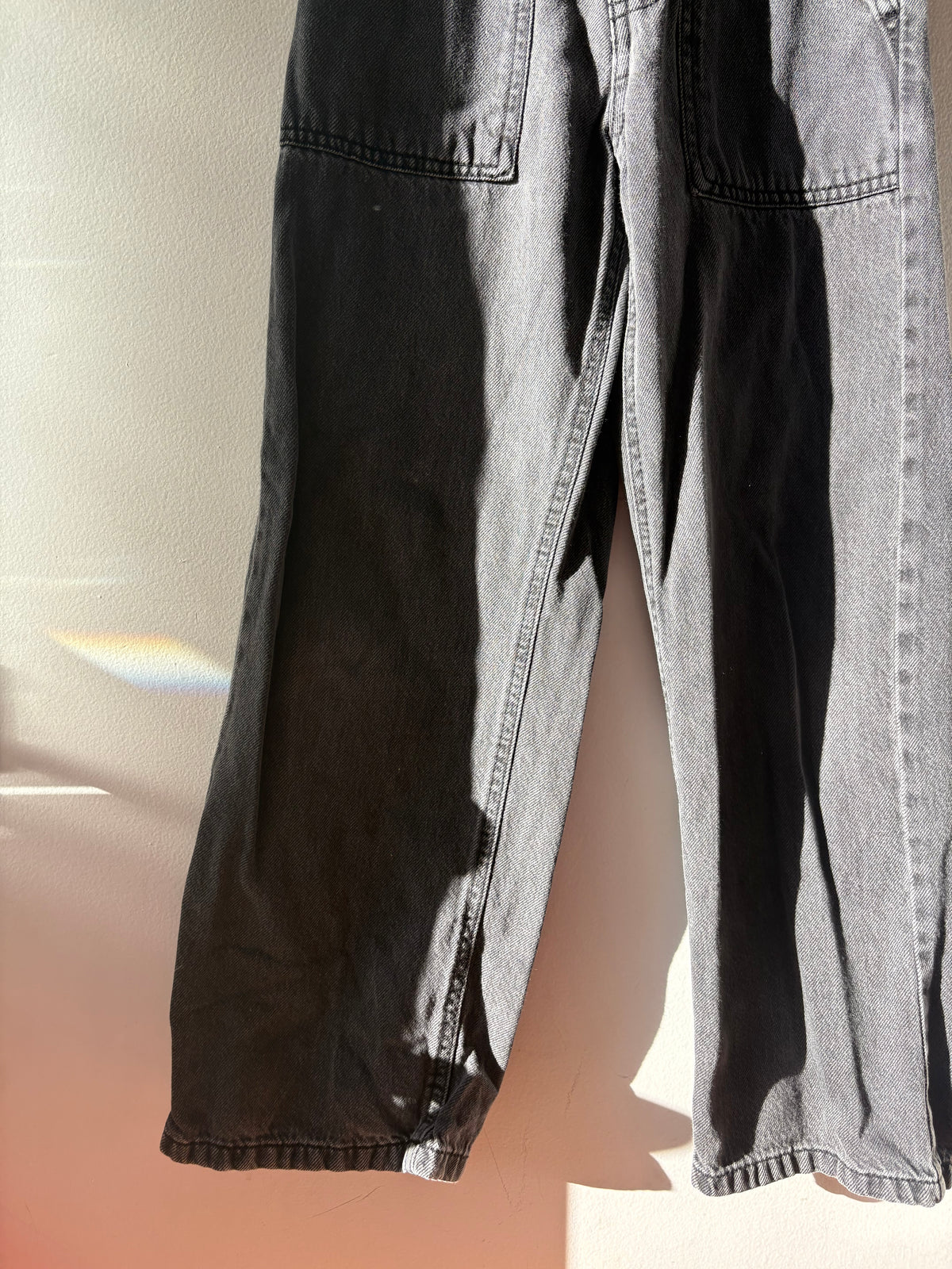 Zara Black Wide Leg Jeans | 8 Years