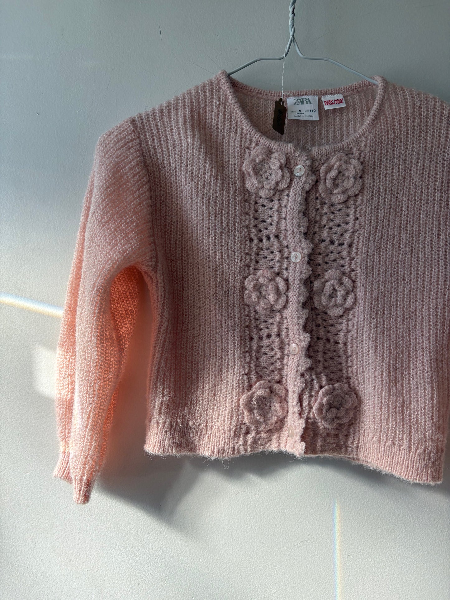 Zara Pink Cardigan | 5 Years
