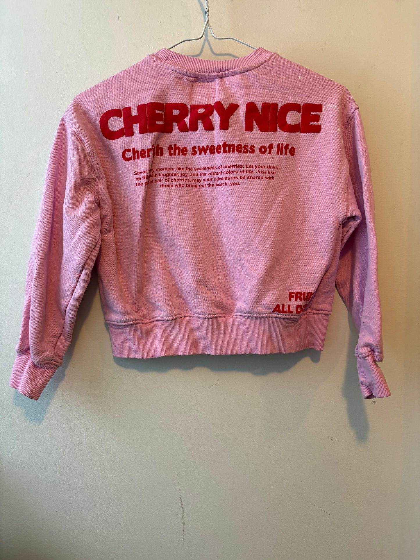 Zara Cherry Sweatshirt | 7 Years