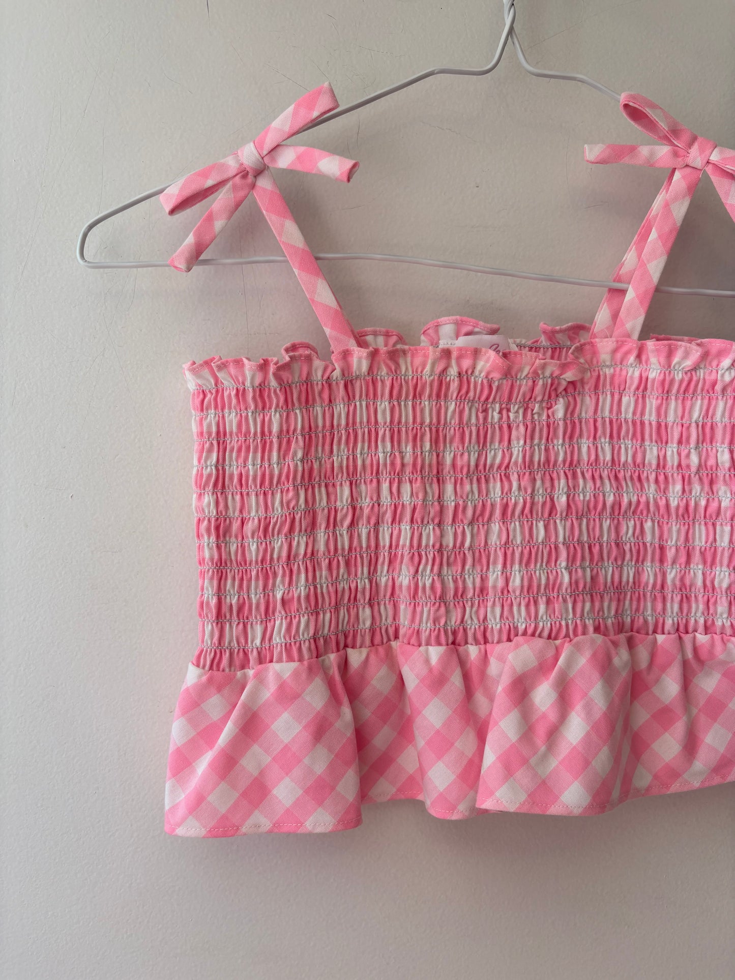 Vintage Gingham Top | 4 Years