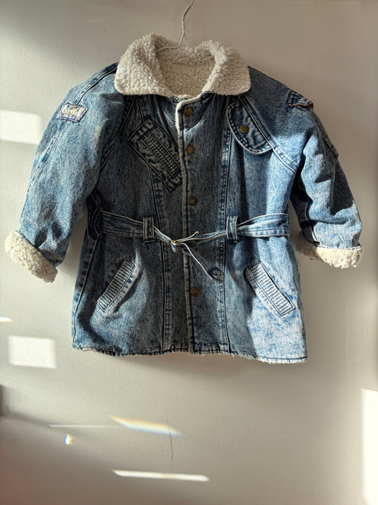 Vintage Lined Denim Jacket | 6 Years