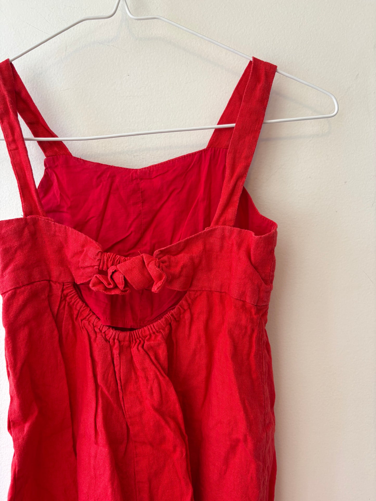 Zara Red Tank Romper | 8 Years