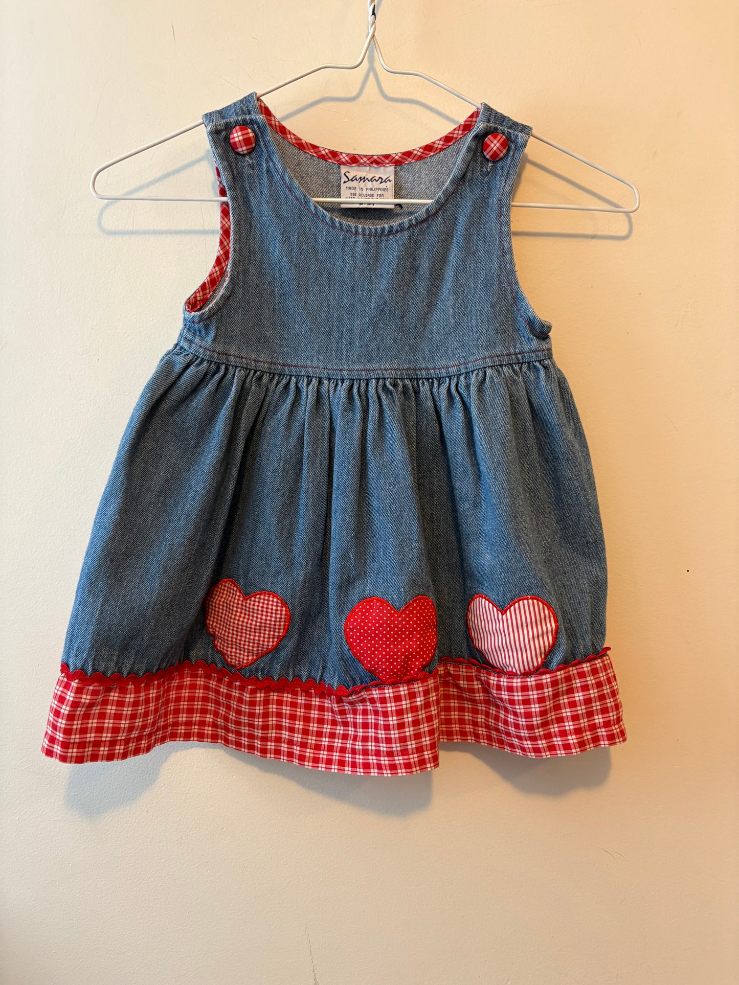 Vintage Hearts Dress | 3 Years